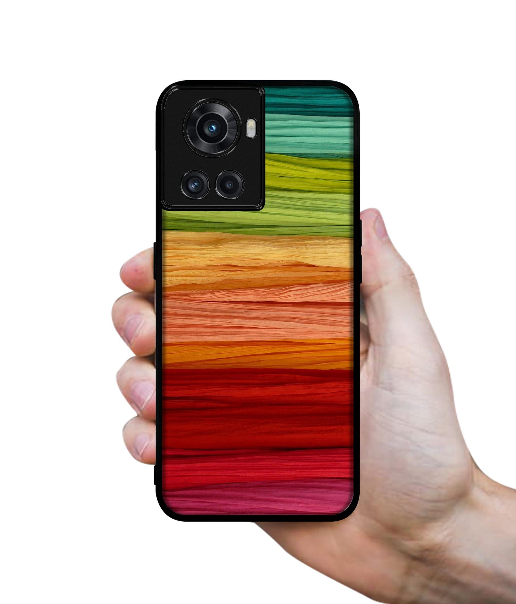 Colorful Thread Designer 2D Printed Back Case Cover for OnePlus 10R 5G