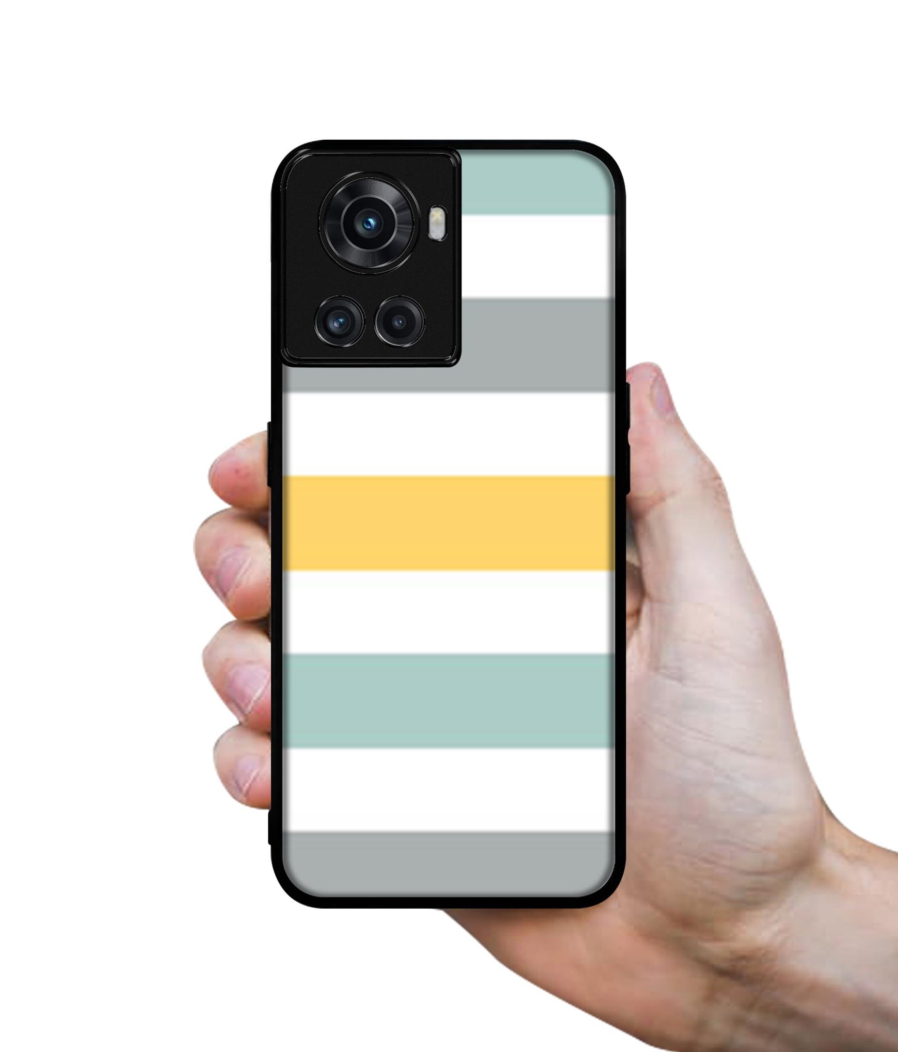 Line Texture Designer 2D Printed Back Case Cover for OnePlus 10R 5G