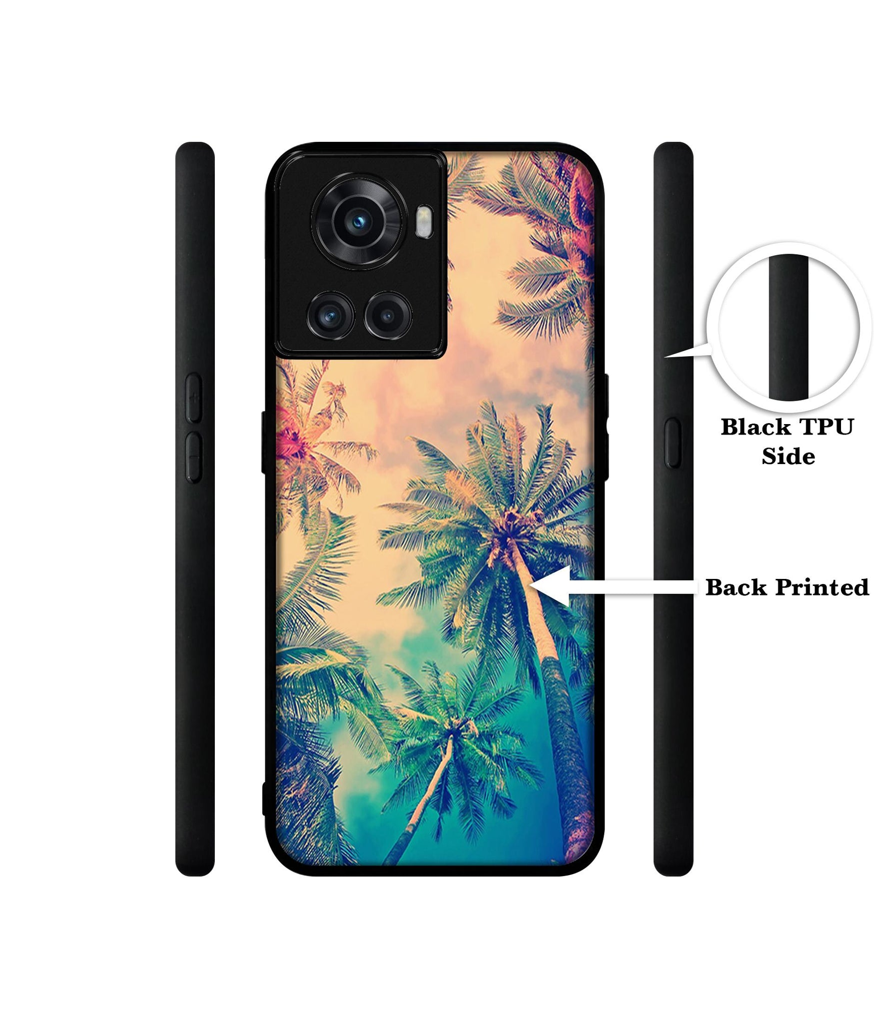 Trees Designer 2D Printed Back Case Cover for OnePlus 10R 5G