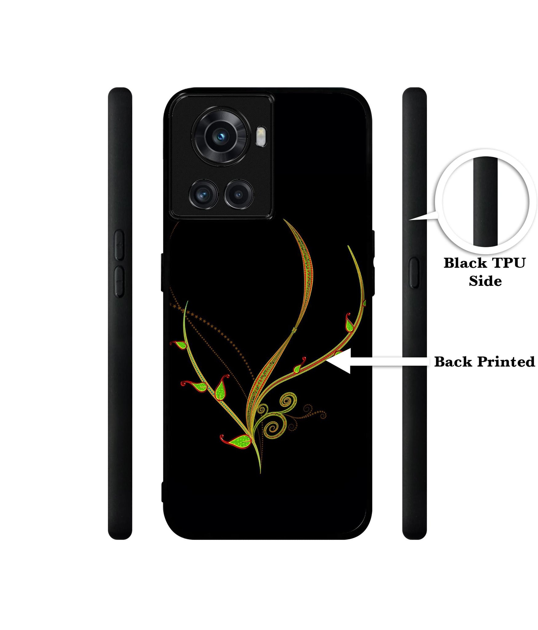 Yellow Pattern Designer 2D Printed Back Case Cover for OnePlus 10R 5G