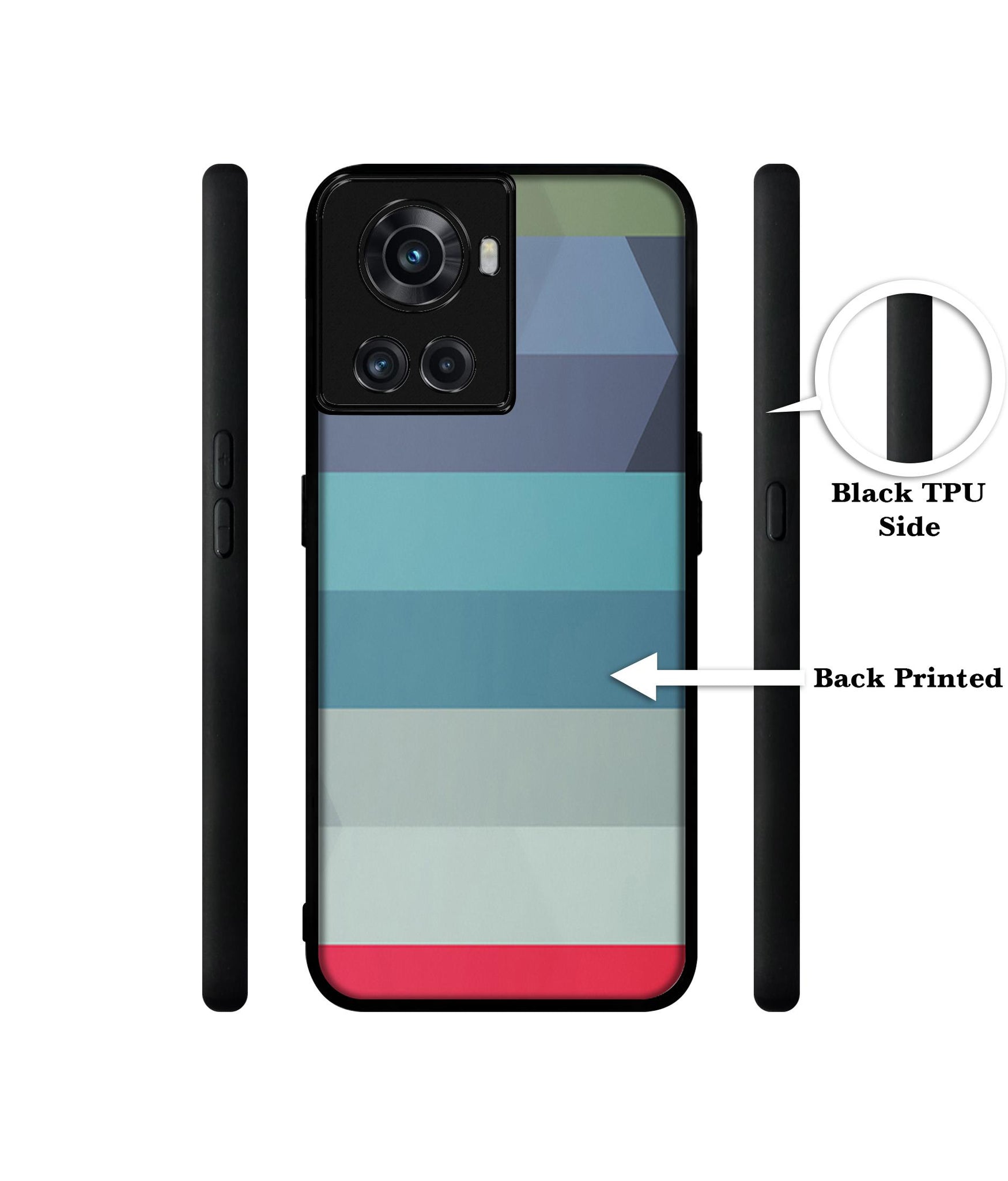 Colorful Lines Designer 2D Printed Back Case Cover for OnePlus 10R 5G