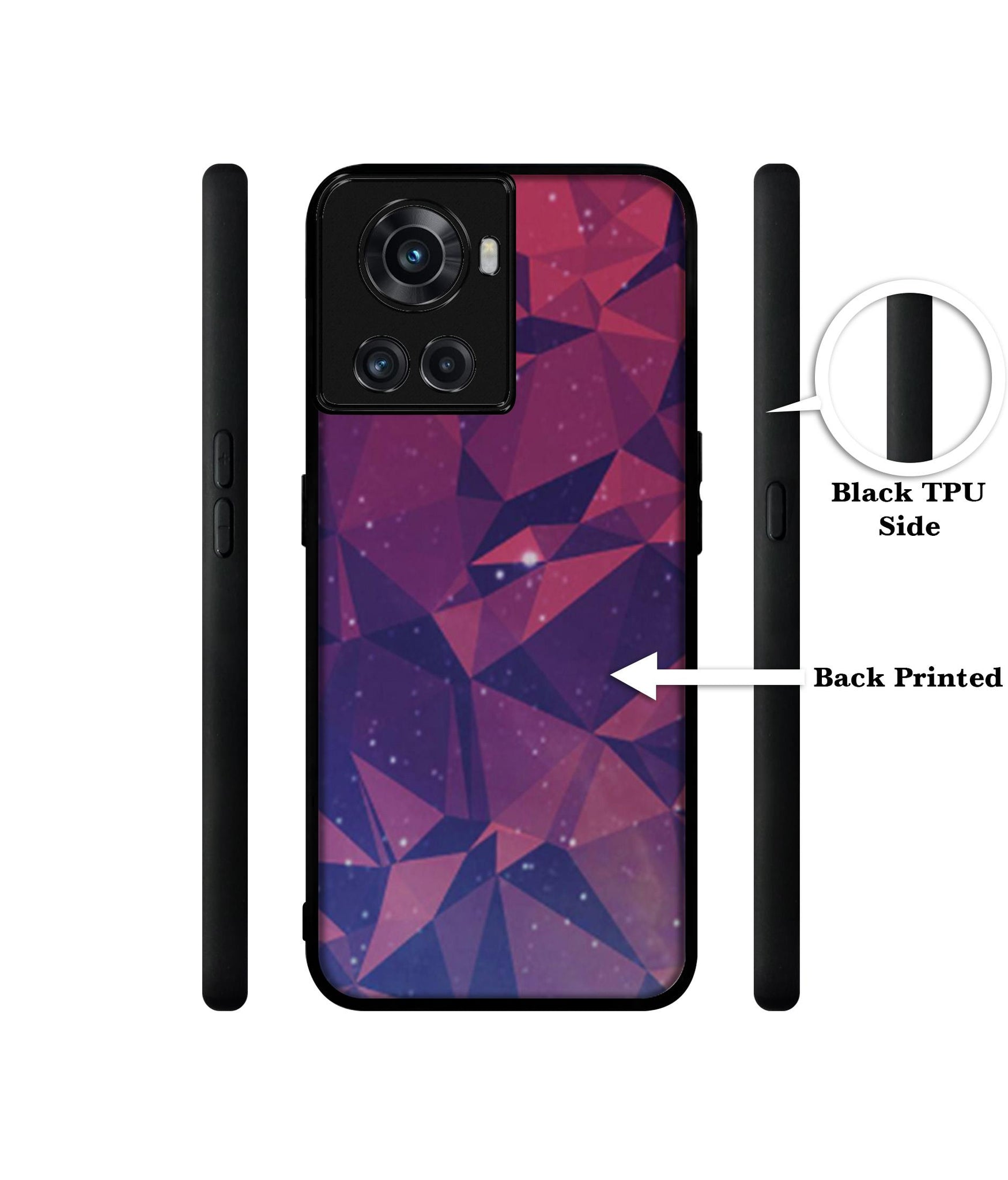 Bad Color Shape Designer 2D Printed Back Case Cover for OnePlus 10R 5G