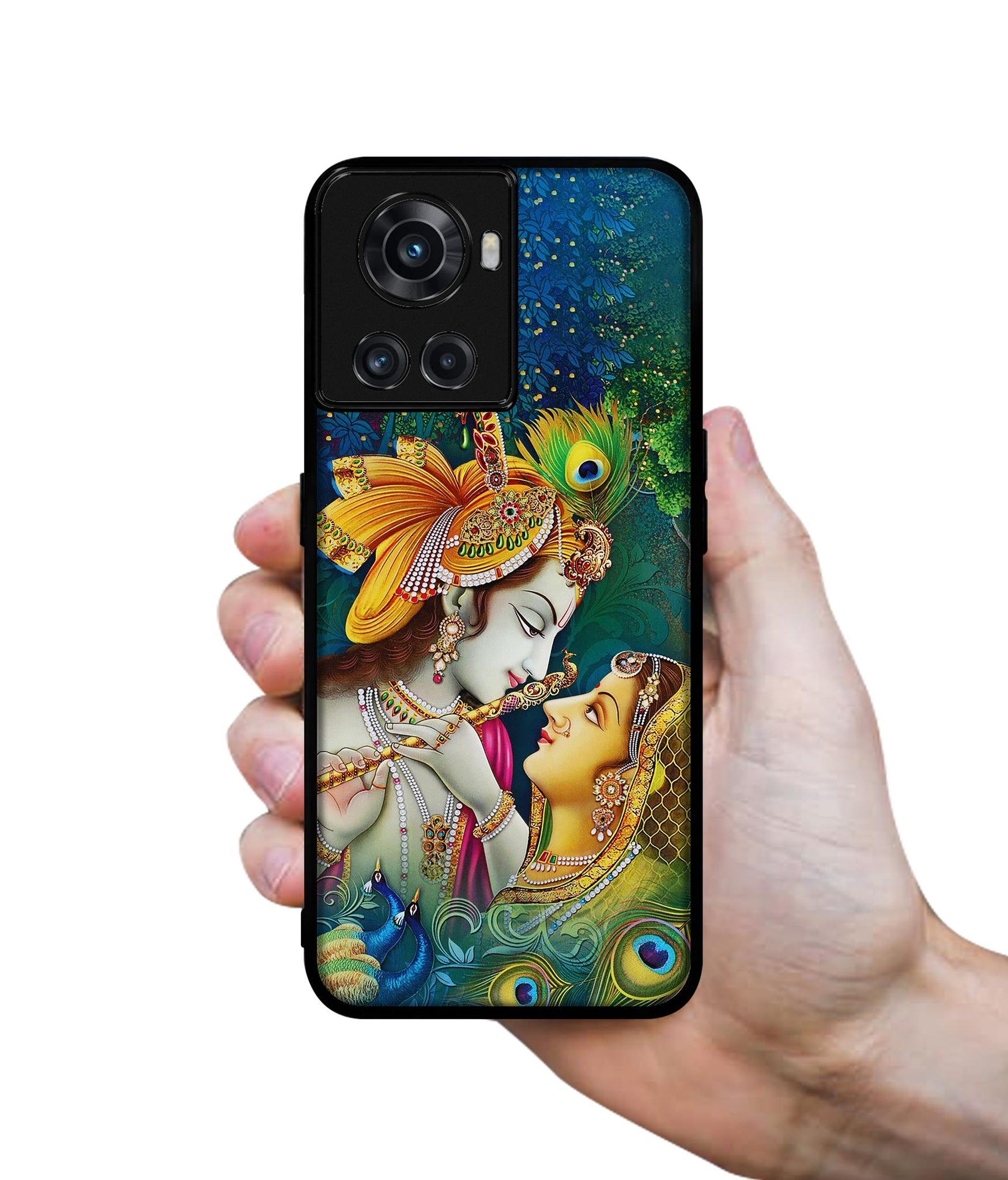 Radha Kishan Love Designer 2D Printed Back Case Cover for OnePlus 10R 5G