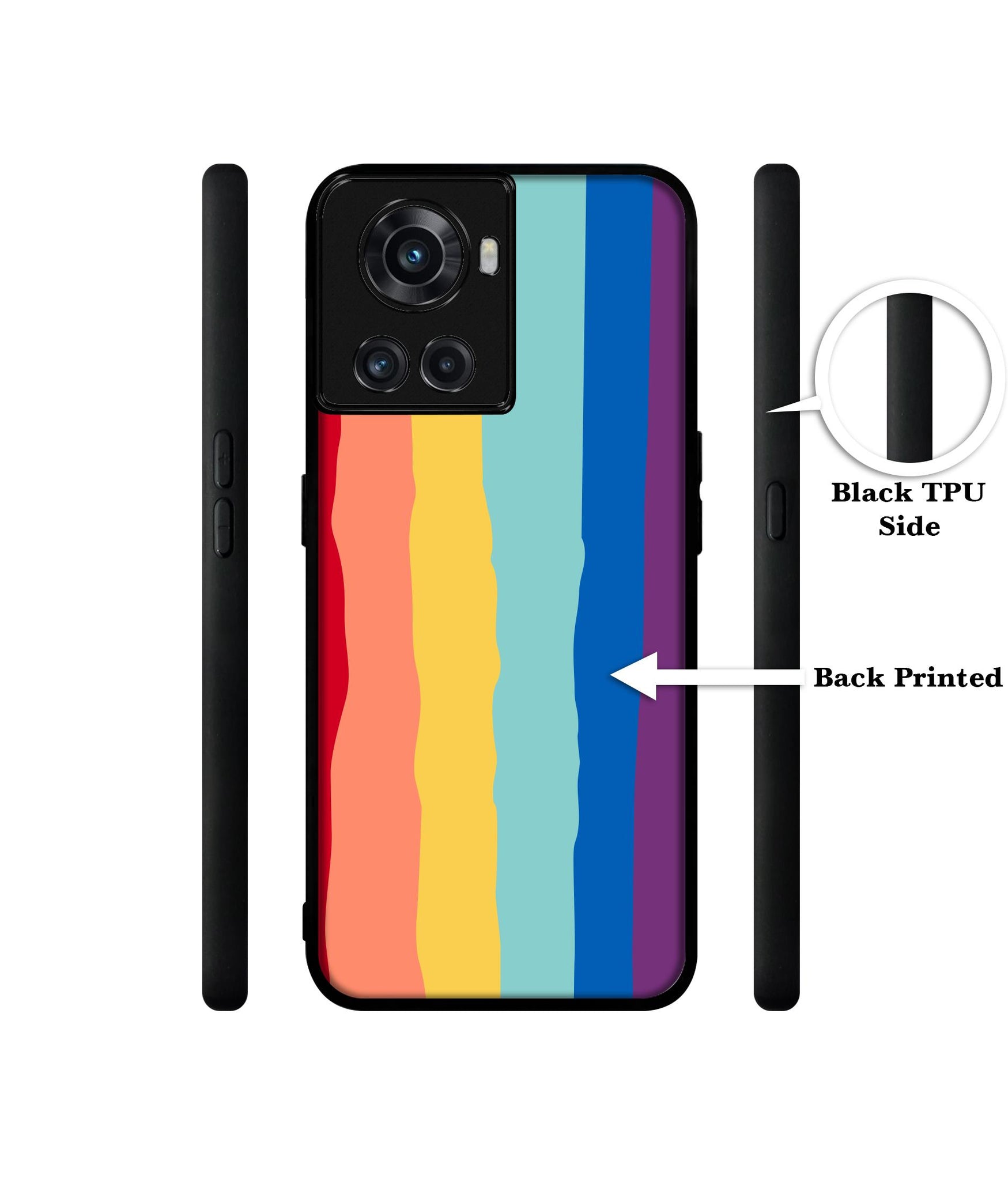 Rainbow Designer 2D Printed Back Case Cover for OnePlus 10R 5G