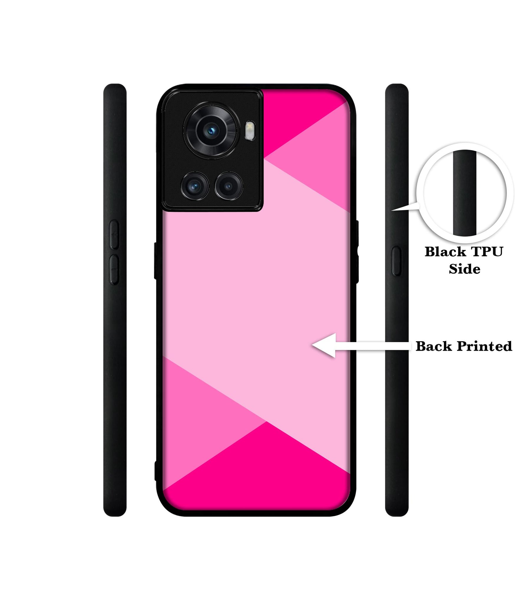 Pink Cross Vector Designer 2D Printed Back Case Cover for OnePlus 10R 5G