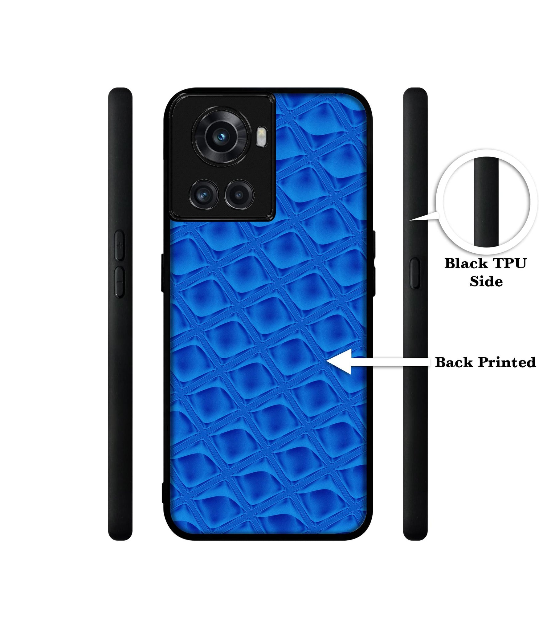 Blue Diamond Designer 2D Printed Back Case Cover for OnePlus 10R 5G