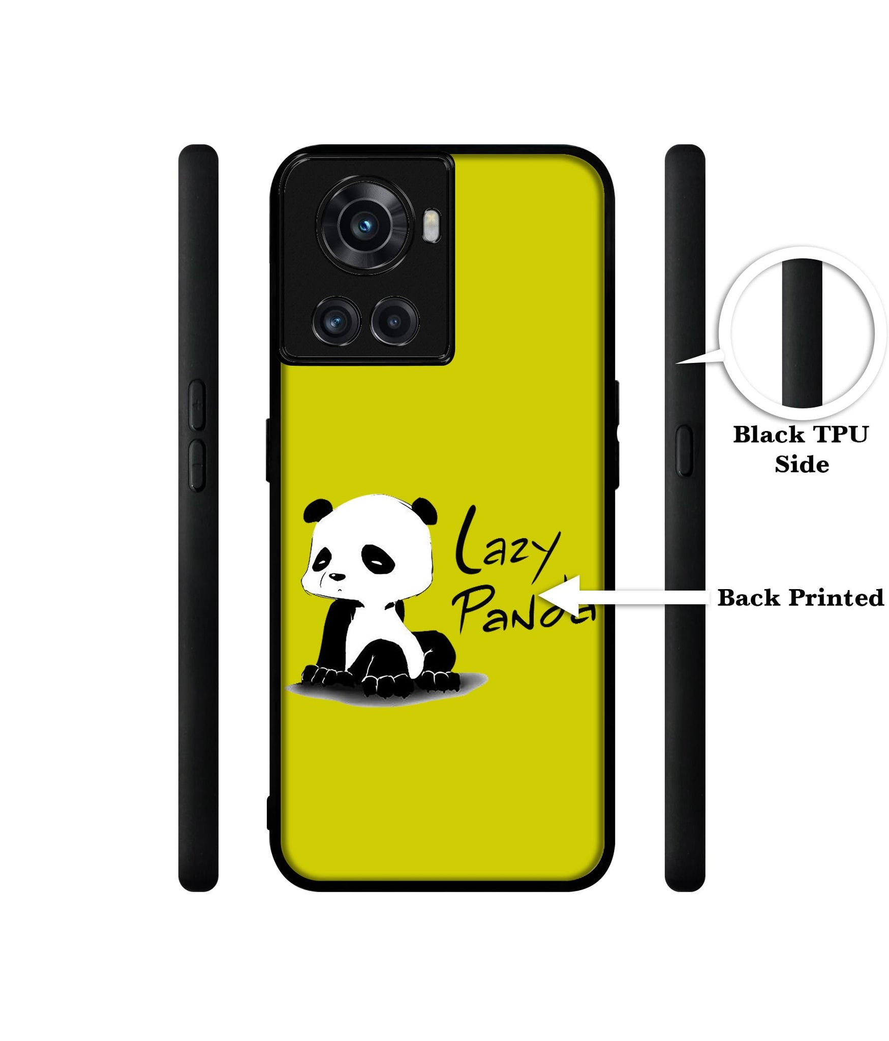 Lazy Panda Designer 2D Printed Back Case Cover for OnePlus 10R 5G