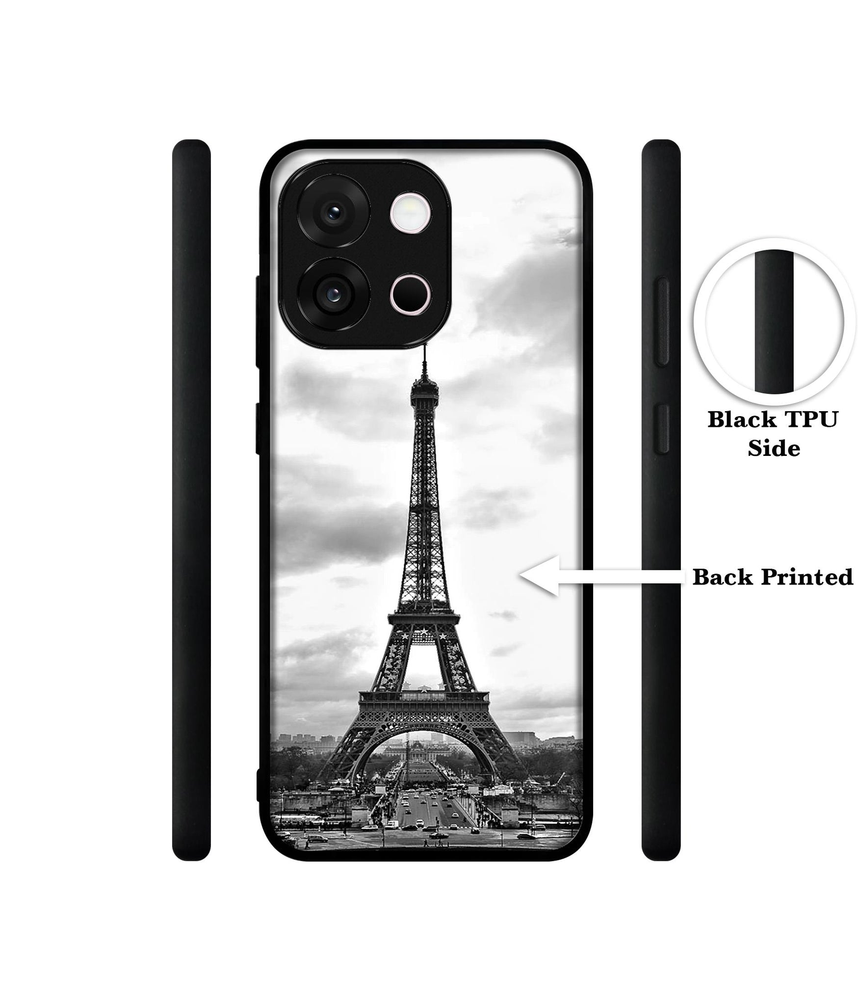 Eiffel Tower Designer 2D Printed Back Case Cover for OnePlus 13s 5G / 13T 5G