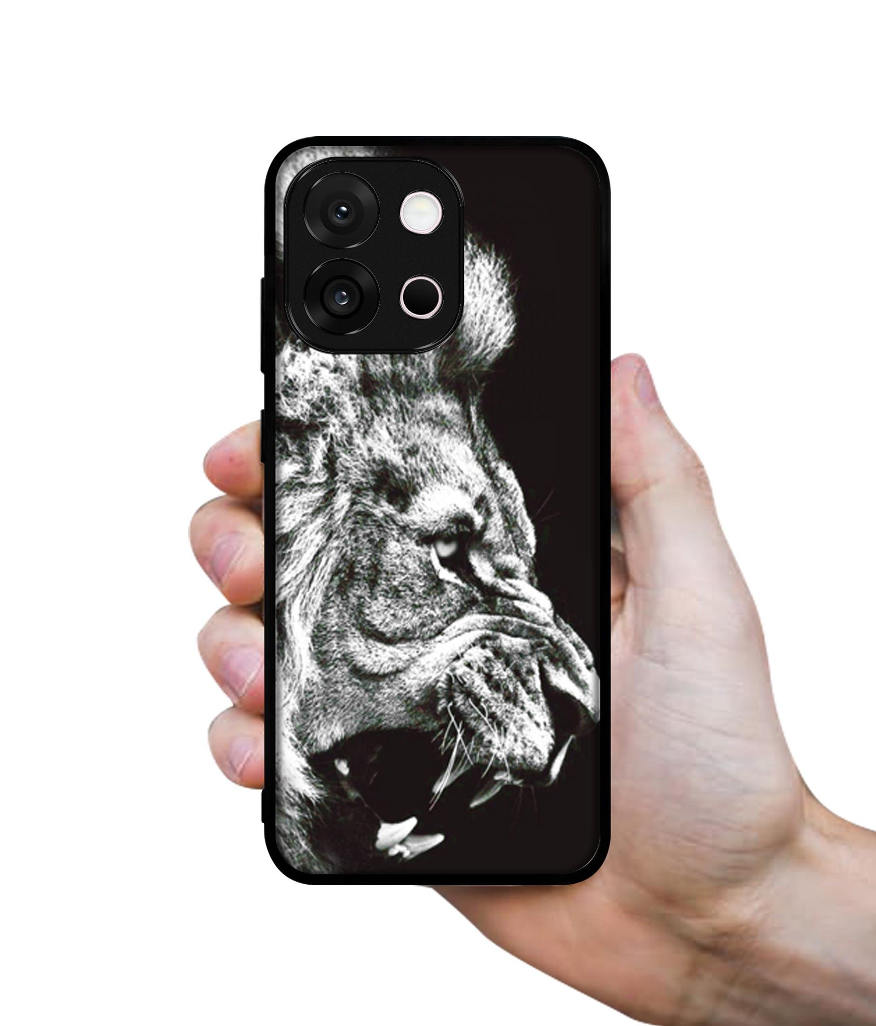 Angry Lion Designer 2D Printed Back Case Cover for OnePlus 13s 5G / 13T 5G