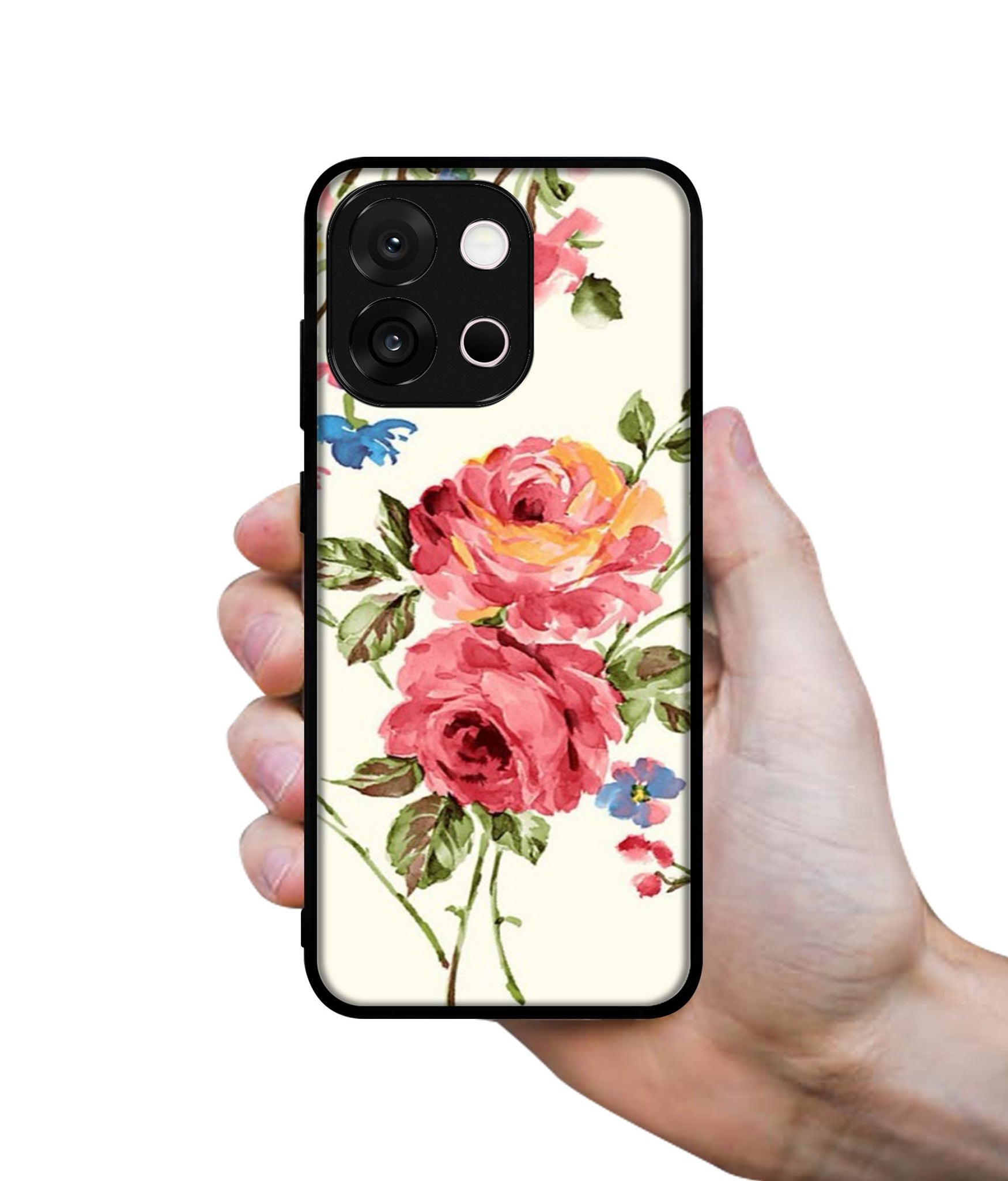 Vintage Painting Flower Designer 2D Printed Back Case Cover for OnePlus 13s 5G / 13T 5G