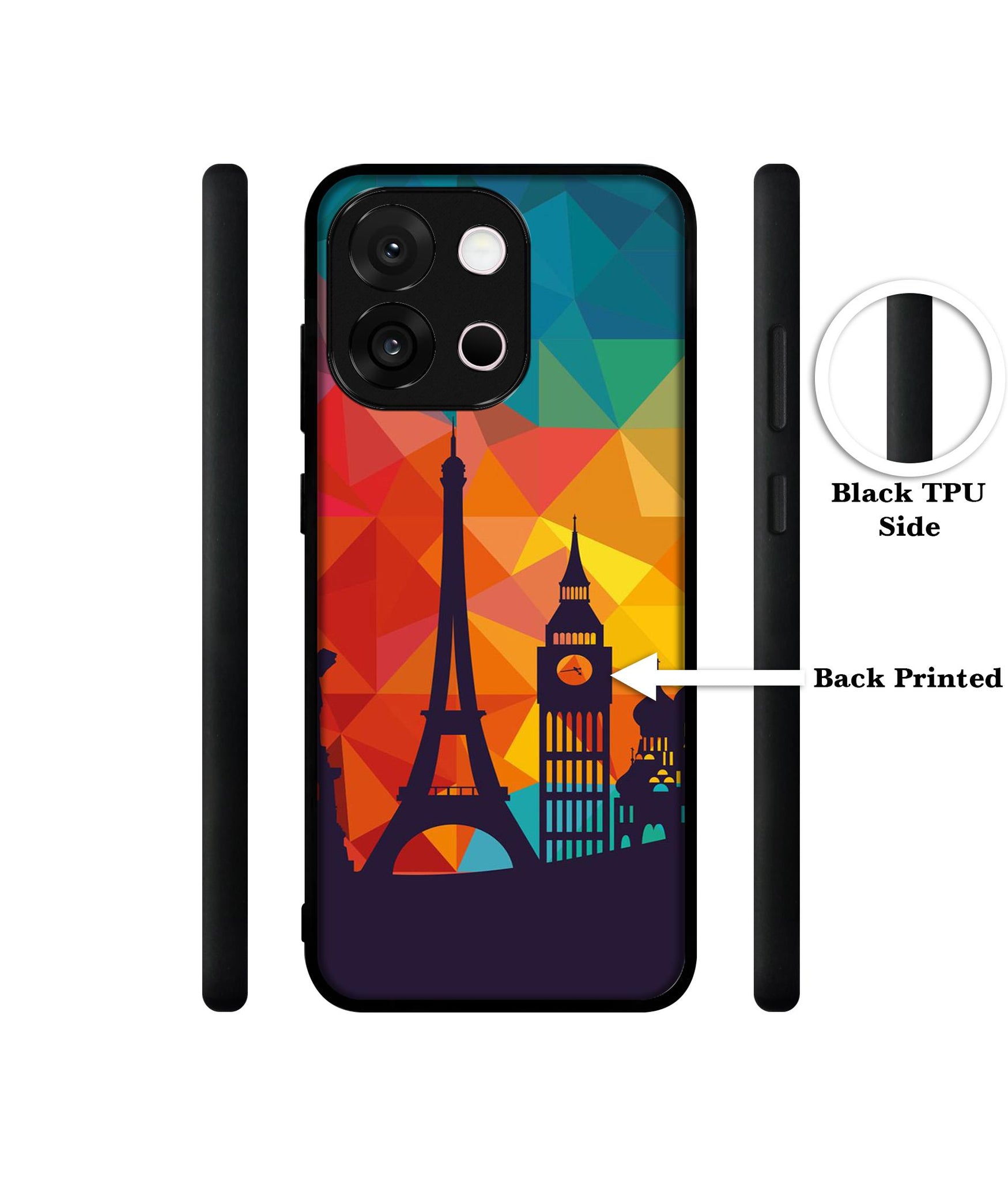 Colored Paris Designer 2D Printed Back Case Cover for OnePlus 13s 5G / 13T 5G