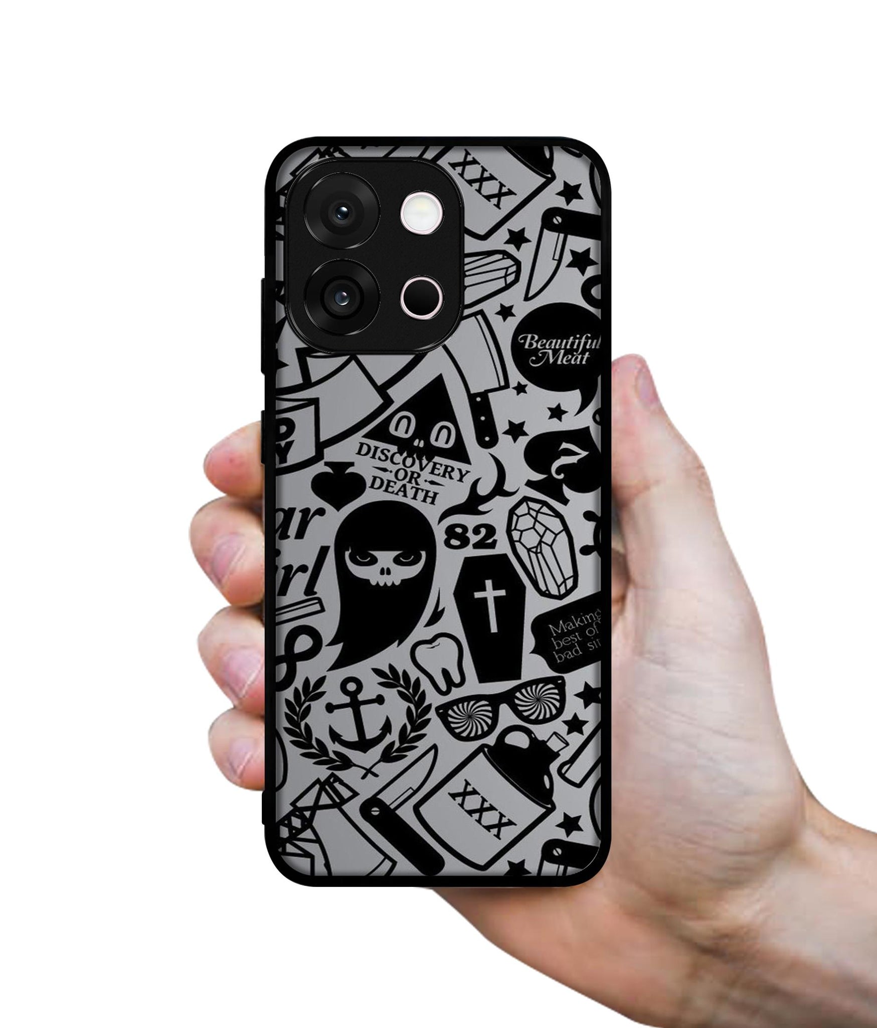 Discover Or Death Designer 2D Printed Back Case Cover for OnePlus 13s 5G / 13T 5G