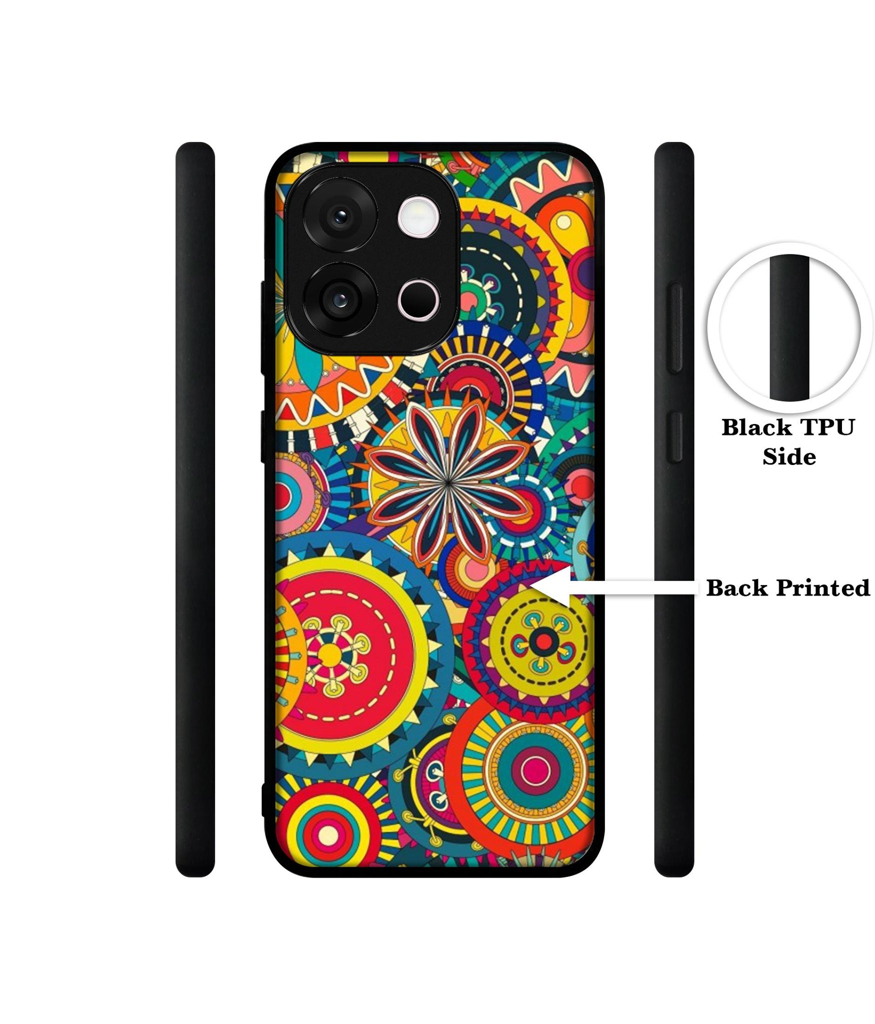 Ring Pattern Print Designer 2D Printed Back Case Cover for OnePlus 13s 5G / 13T 5G