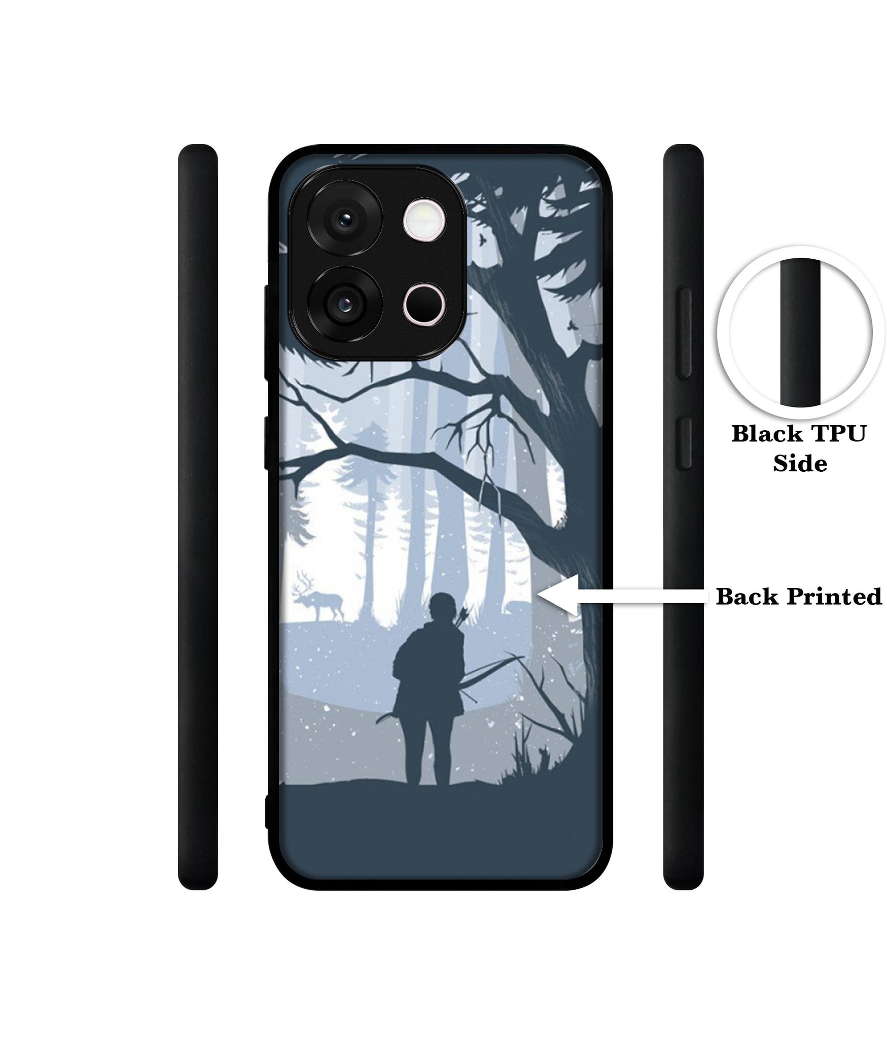Hunter Designer 2D Printed Back Case Cover for OnePlus 13s 5G / 13T 5G