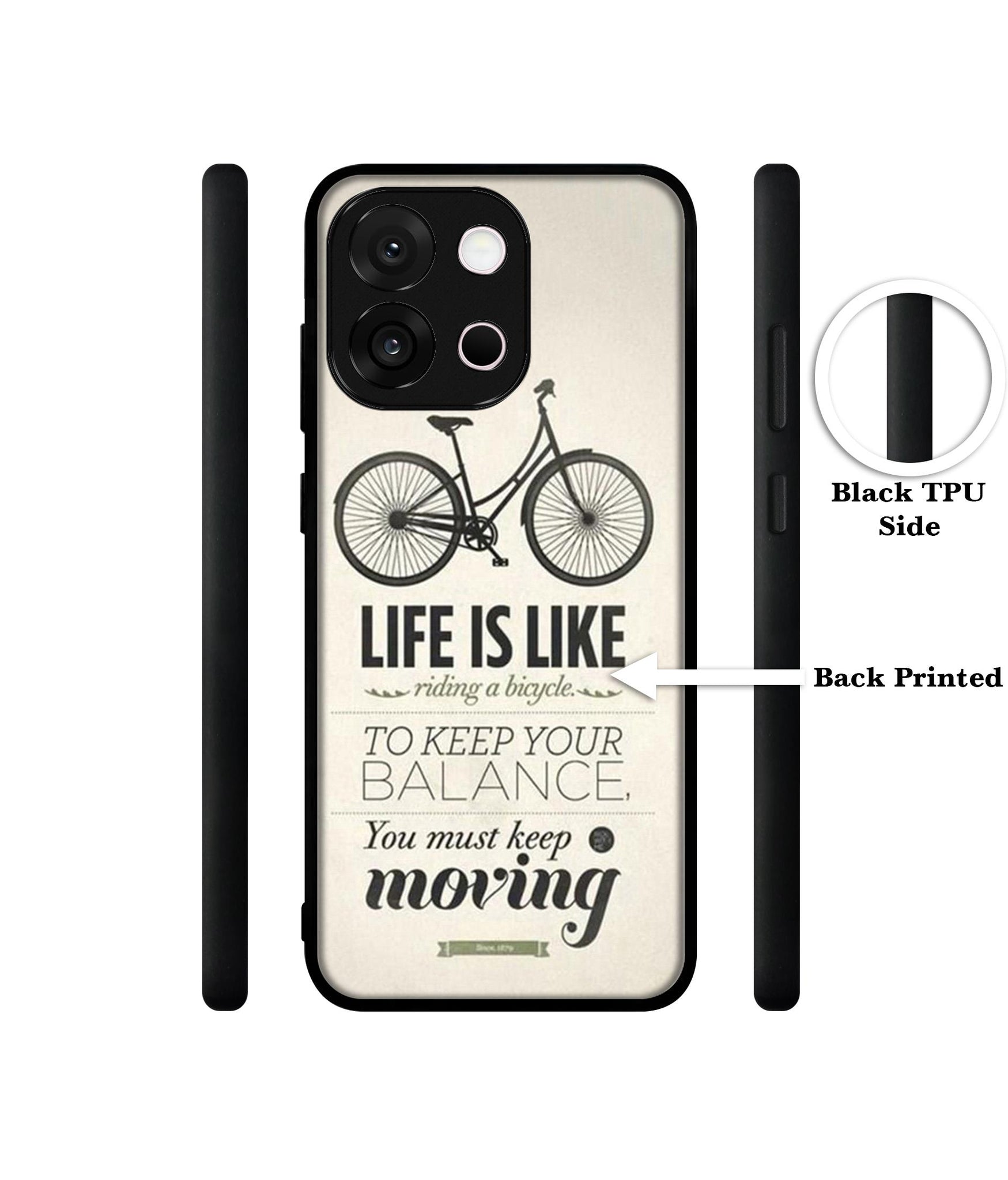 Life is Like Moving Designer 2D Printed Back Case Cover for OnePlus 13s 5G / 13T 5G
