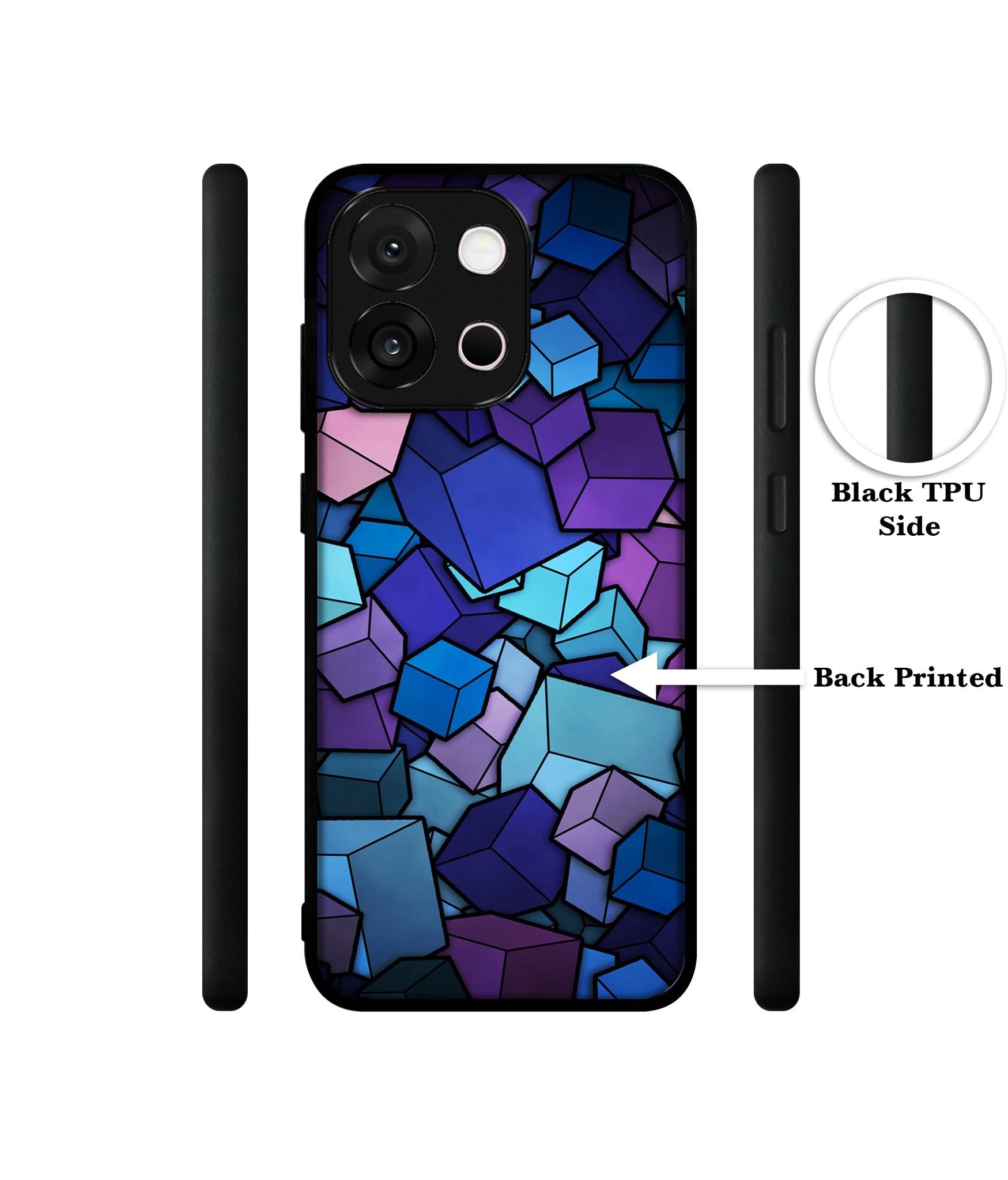 Color Box Designer 2D Printed Back Case Cover for OnePlus 13s 5G / 13T 5G