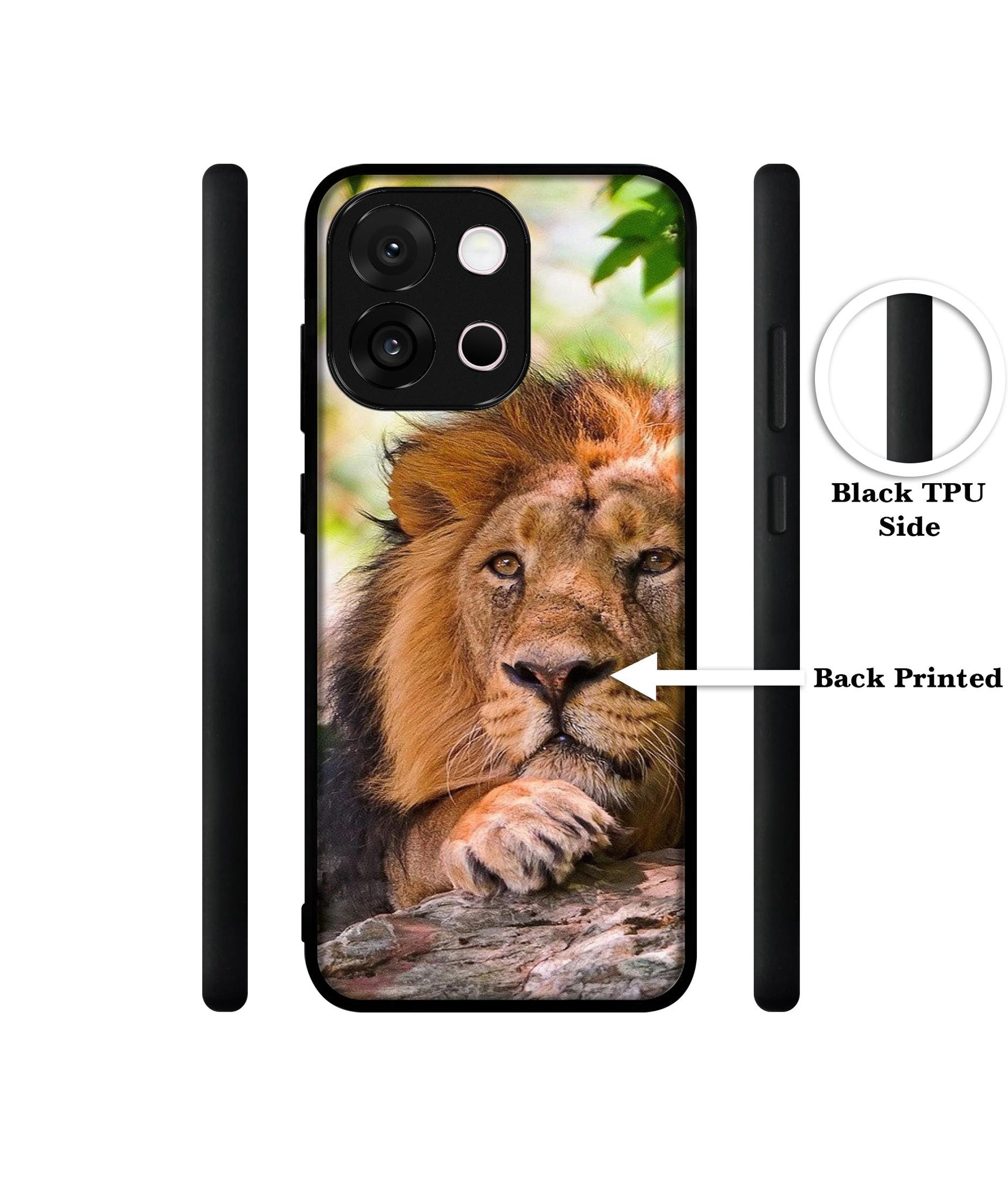 Tiger Pattern Print Designer 2D Printed Back Case Cover for OnePlus 13s 5G / 13T 5G