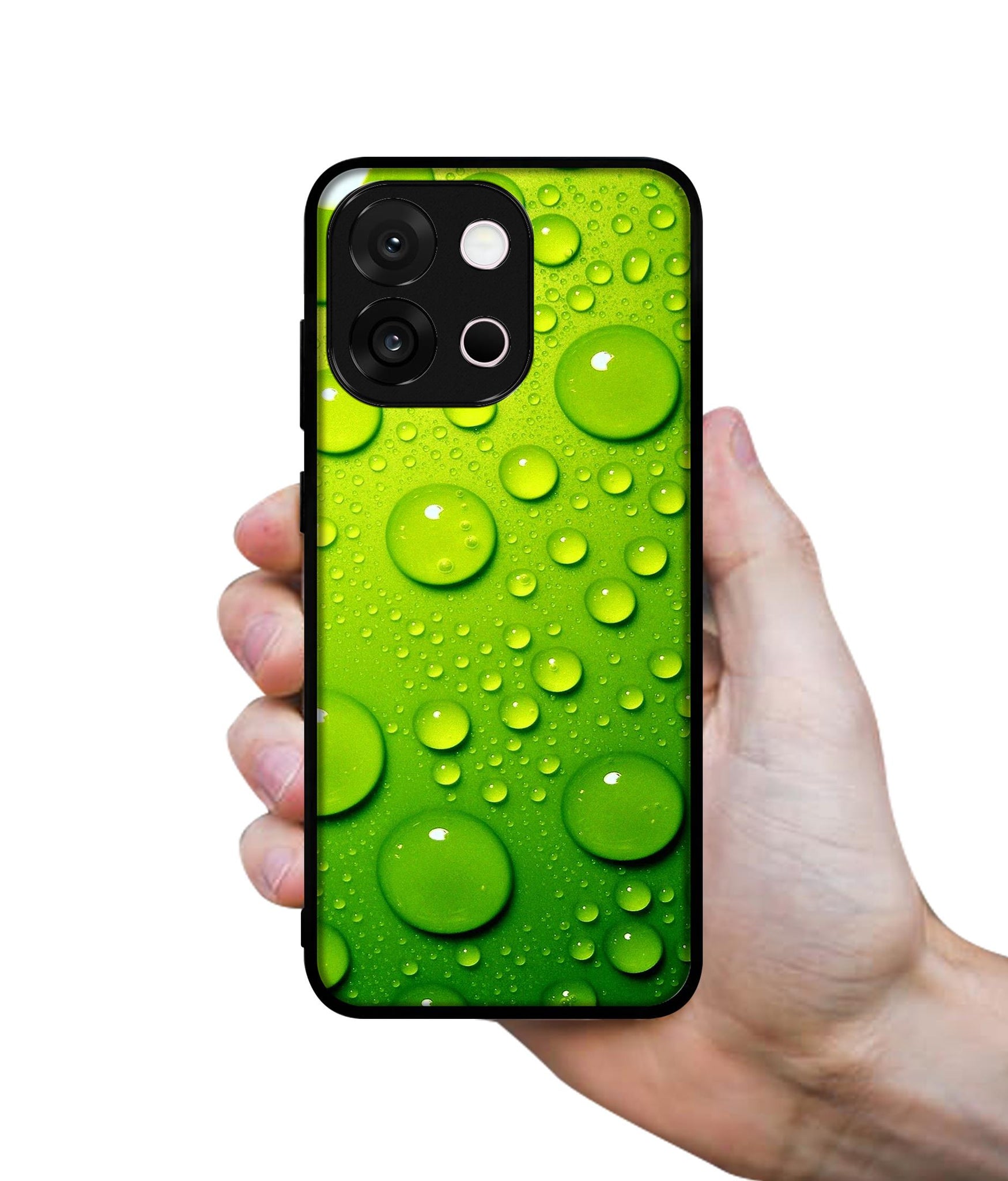 Green Bubbles Designer 2D Printed Back Case Cover for OnePlus 13s 5G / 13T 5G