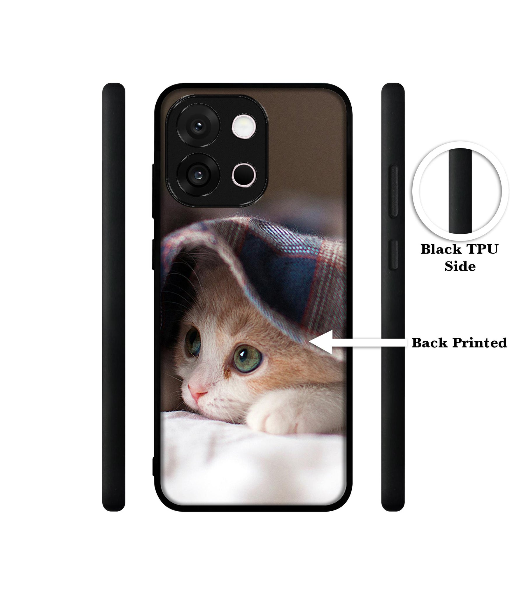Sleepy Kitten Designer 2D Printed Back Case Cover for OnePlus 13s 5G / 13T 5G