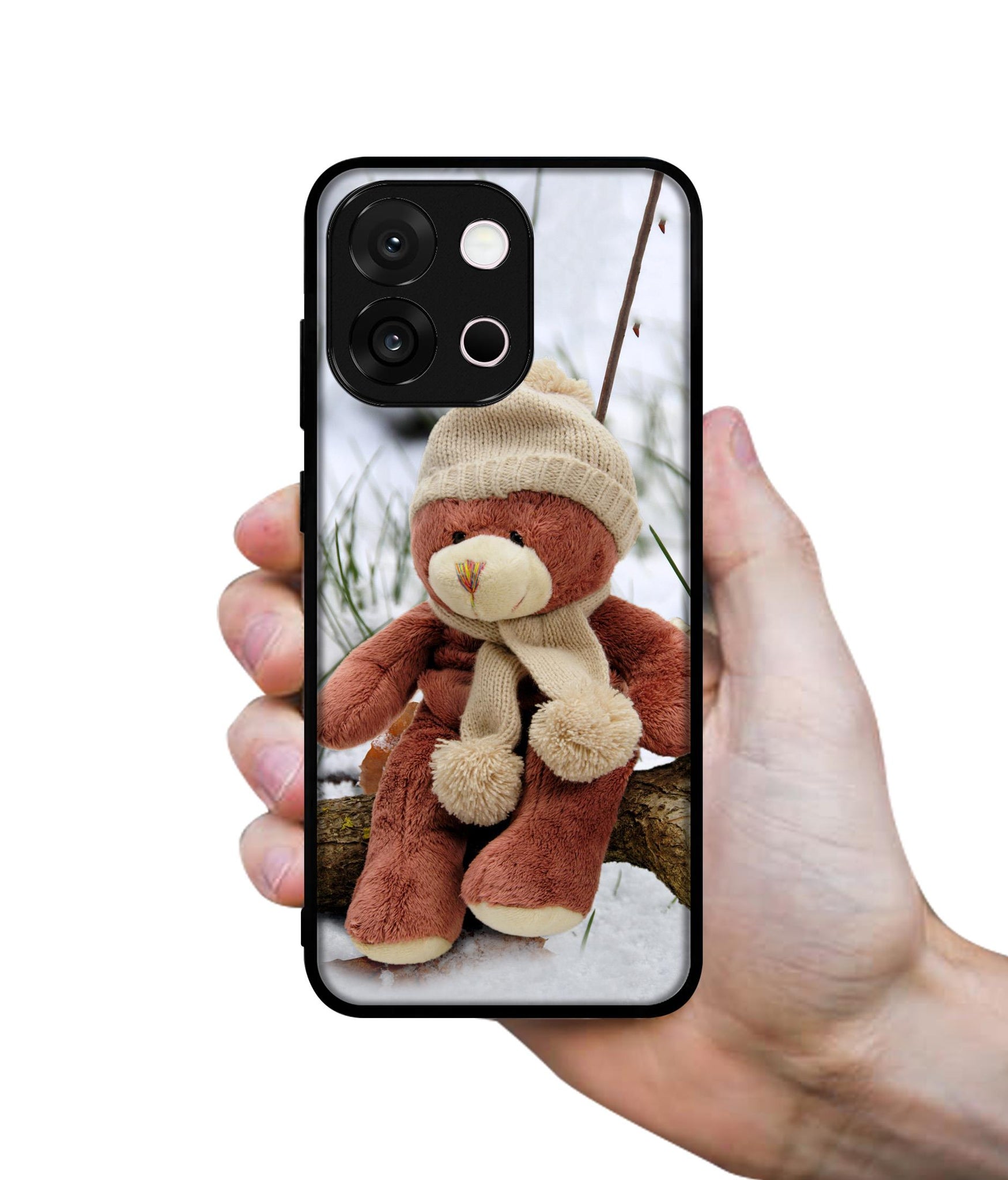 Woolen Bear Designer 2D Printed Back Case Cover for OnePlus 13s 5G / 13T 5G