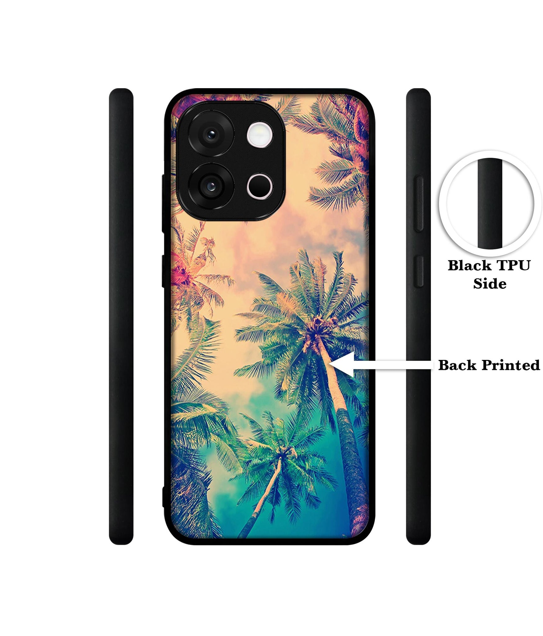 Trees Designer 2D Printed Back Case Cover for OnePlus 13s 5G / 13T 5G