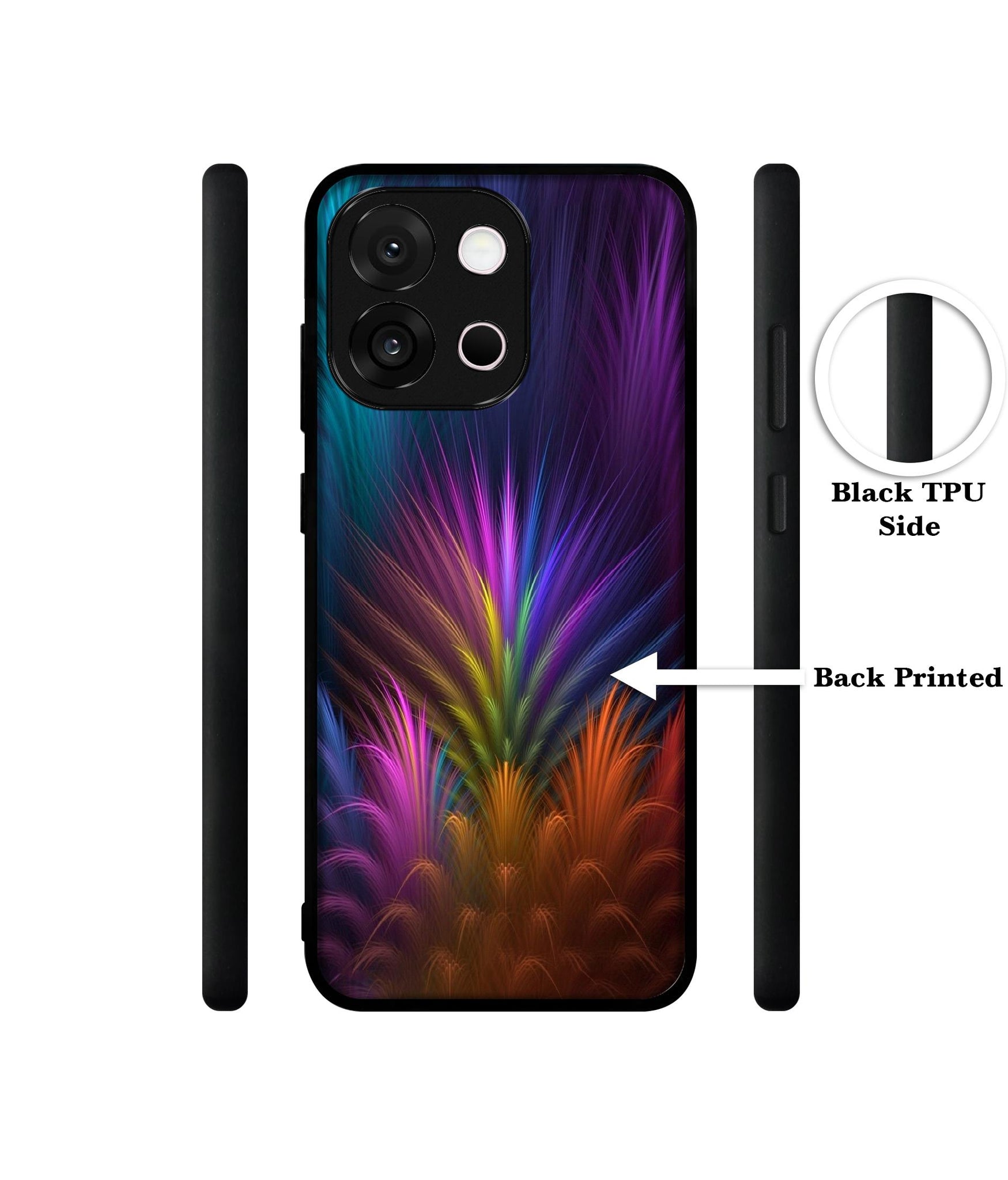 Multicoloured Designer 2D Printed Back Case Cover for OnePlus 13s 5G / 13T 5G
