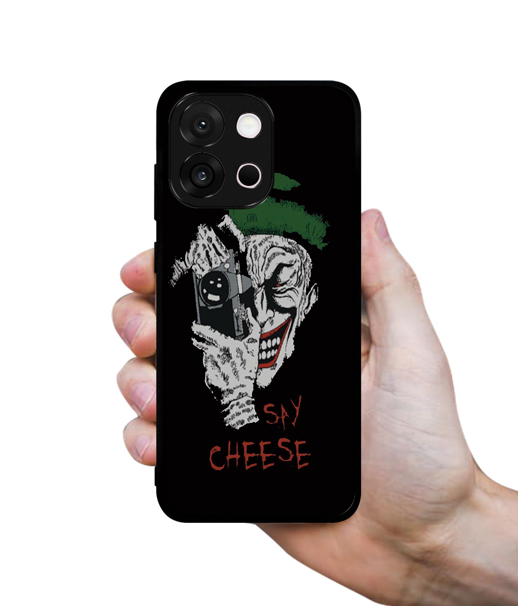 Joker Say Cheese Designer 2D Printed Back Case Cover for OnePlus 13s 5G / 13T 5G