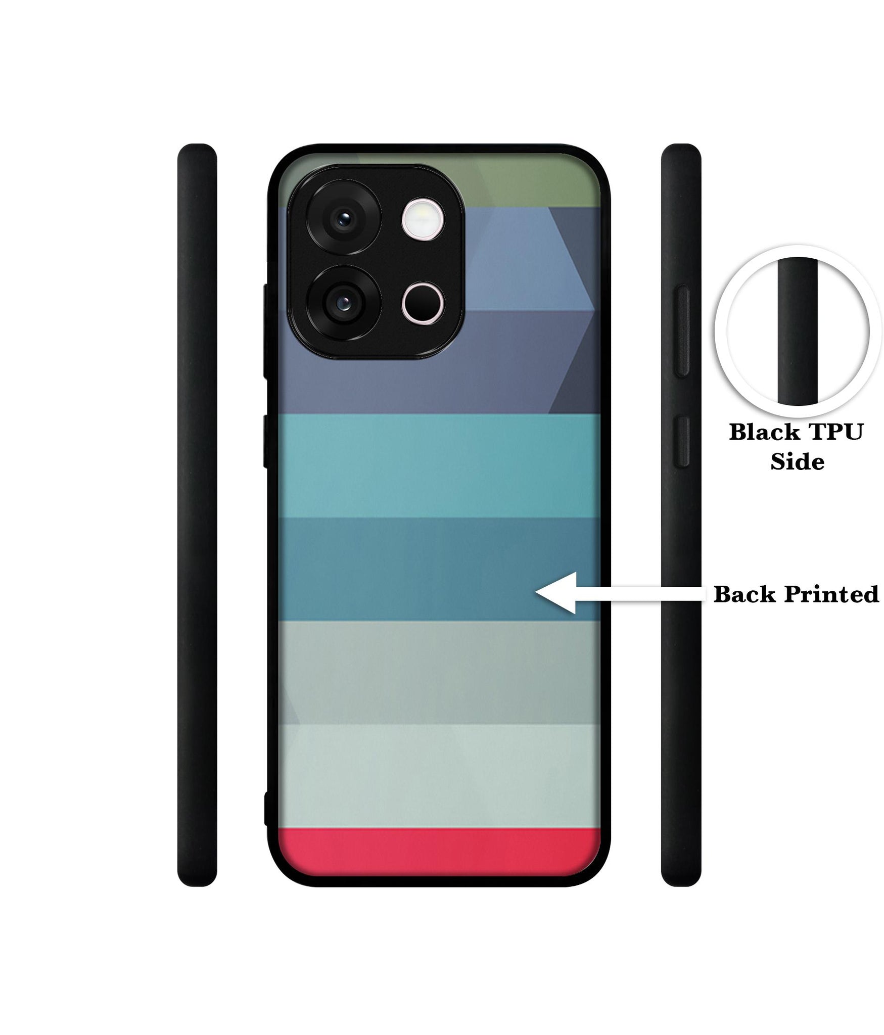 Colorful Lines Designer 2D Printed Back Case Cover for OnePlus 13s 5G / 13T 5G