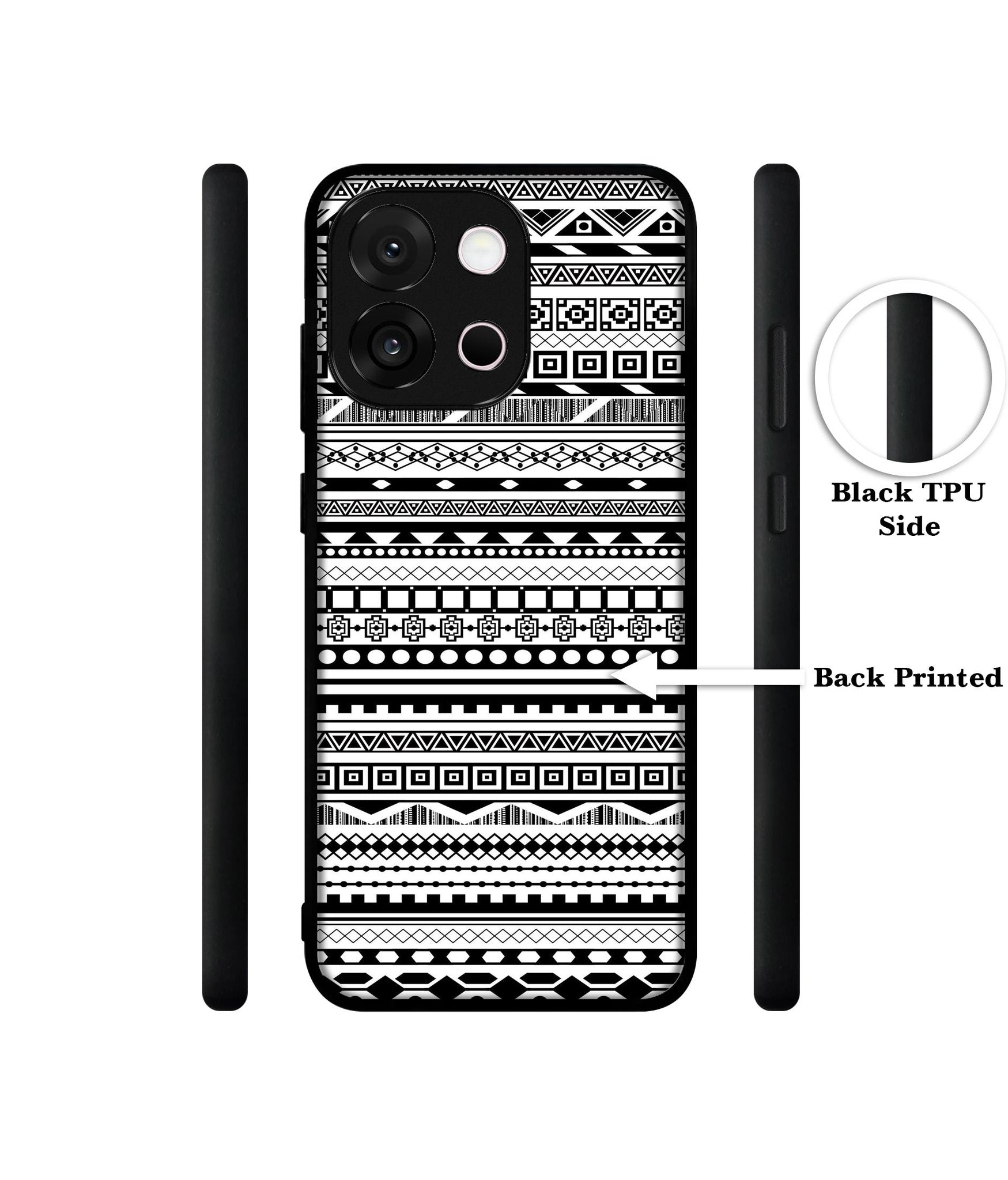 Black & White Patterns Designer 2D Printed Back Case Cover for OnePlus 13s 5G / 13T 5G