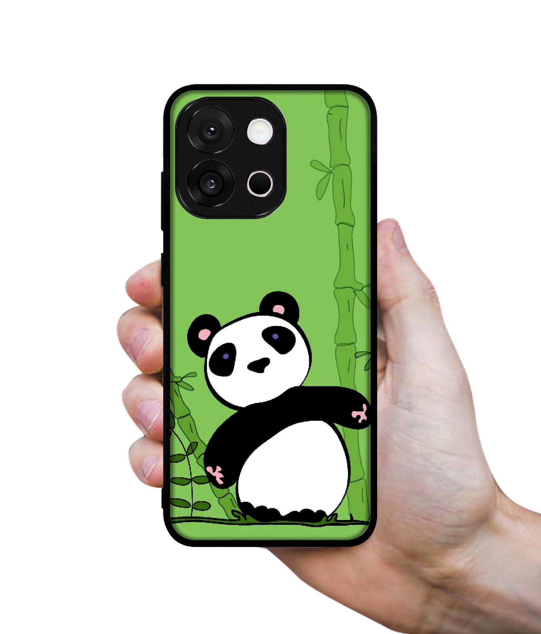 Panda with Bamboo Designer 2D Printed Back Case Cover for OnePlus 13s 5G / 13T 5G