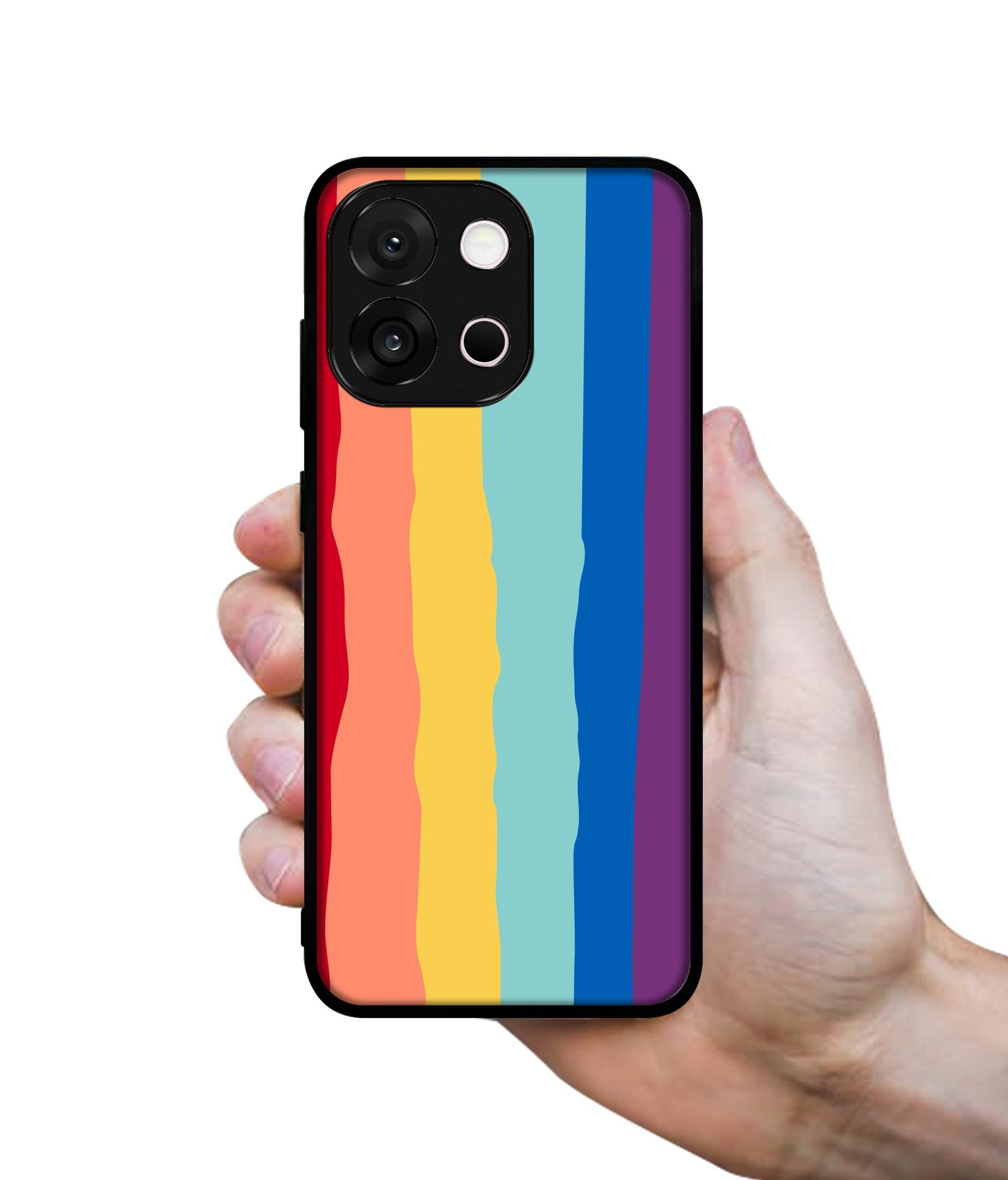 Rainbow Designer 2D Printed Back Case Cover for OnePlus 13s 5G / 13T 5G