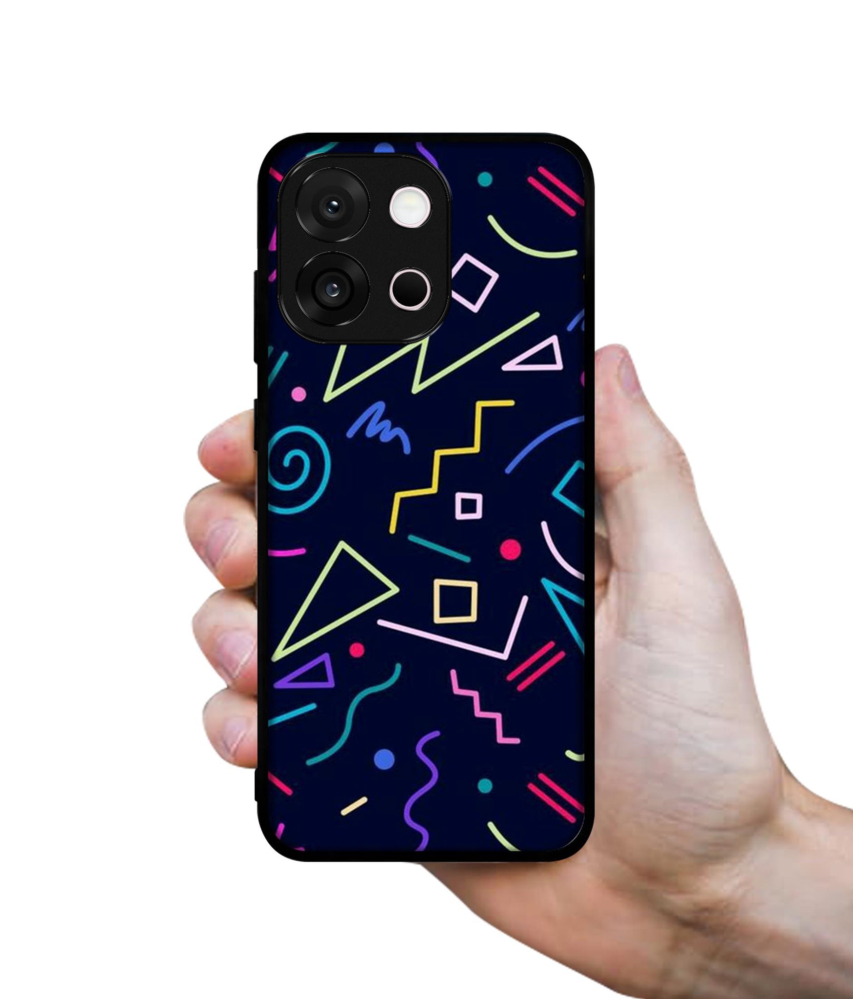 Retro Abstract Designer 2D Printed Back Case Cover for OnePlus 13s 5G / 13T 5G
