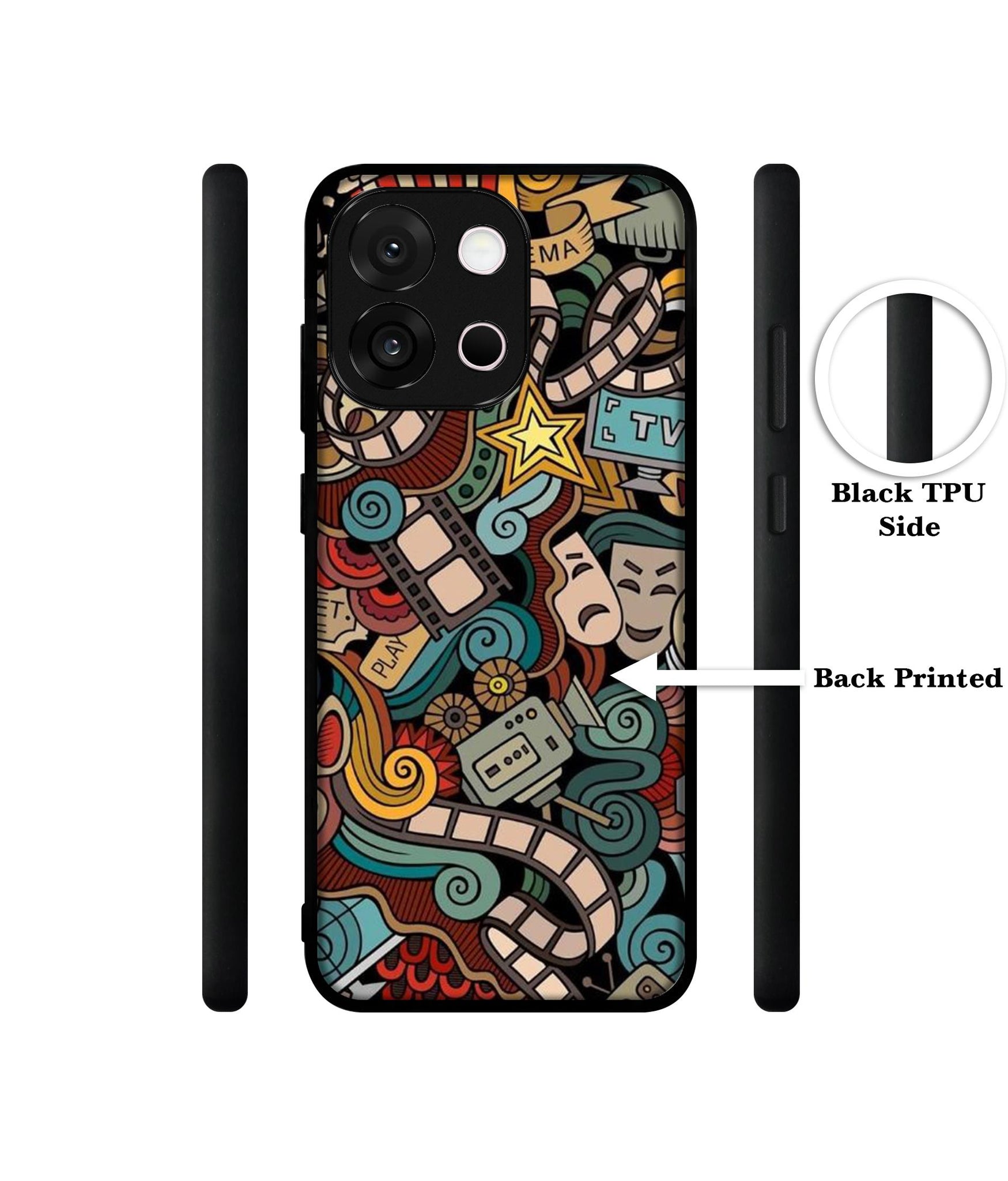 Movies Designer 2D Printed Back Case Cover for OnePlus 13s 5G / 13T 5G