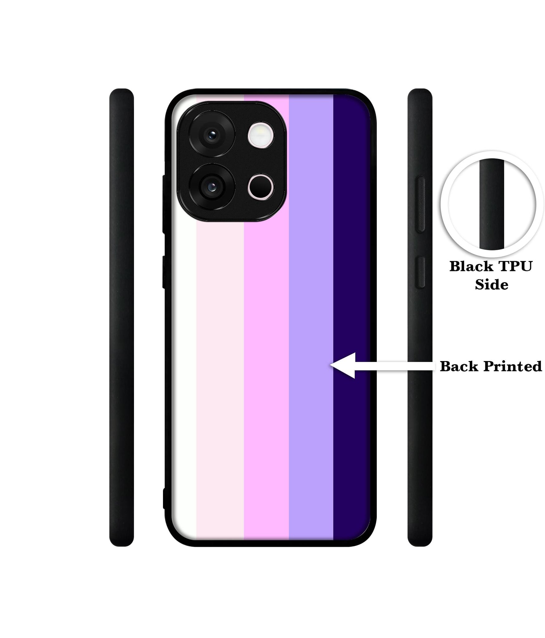 Pink and Purple Lines Designer 2D Printed Back Case Cover for OnePlus 13s 5G / 13T 5G