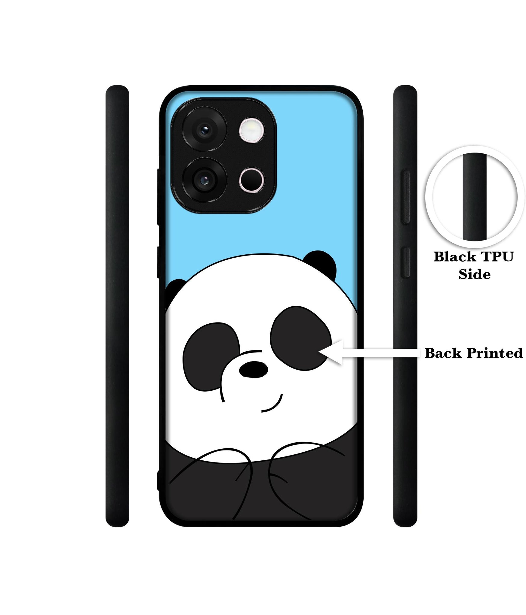 Cute Panda Designer 2D Printed Back Case Cover for OnePlus 13s 5G / 13T 5G