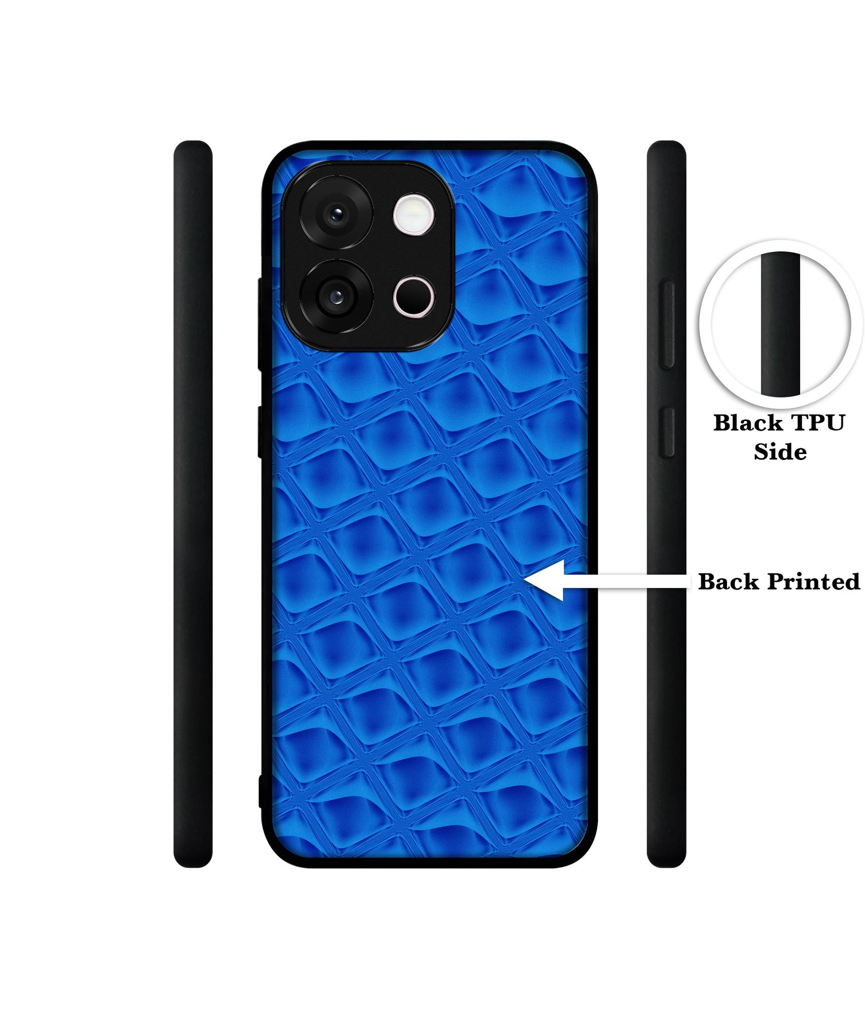 Blue Diamond Designer 2D Printed Back Case Cover for OnePlus 13s 5G / 13T 5G