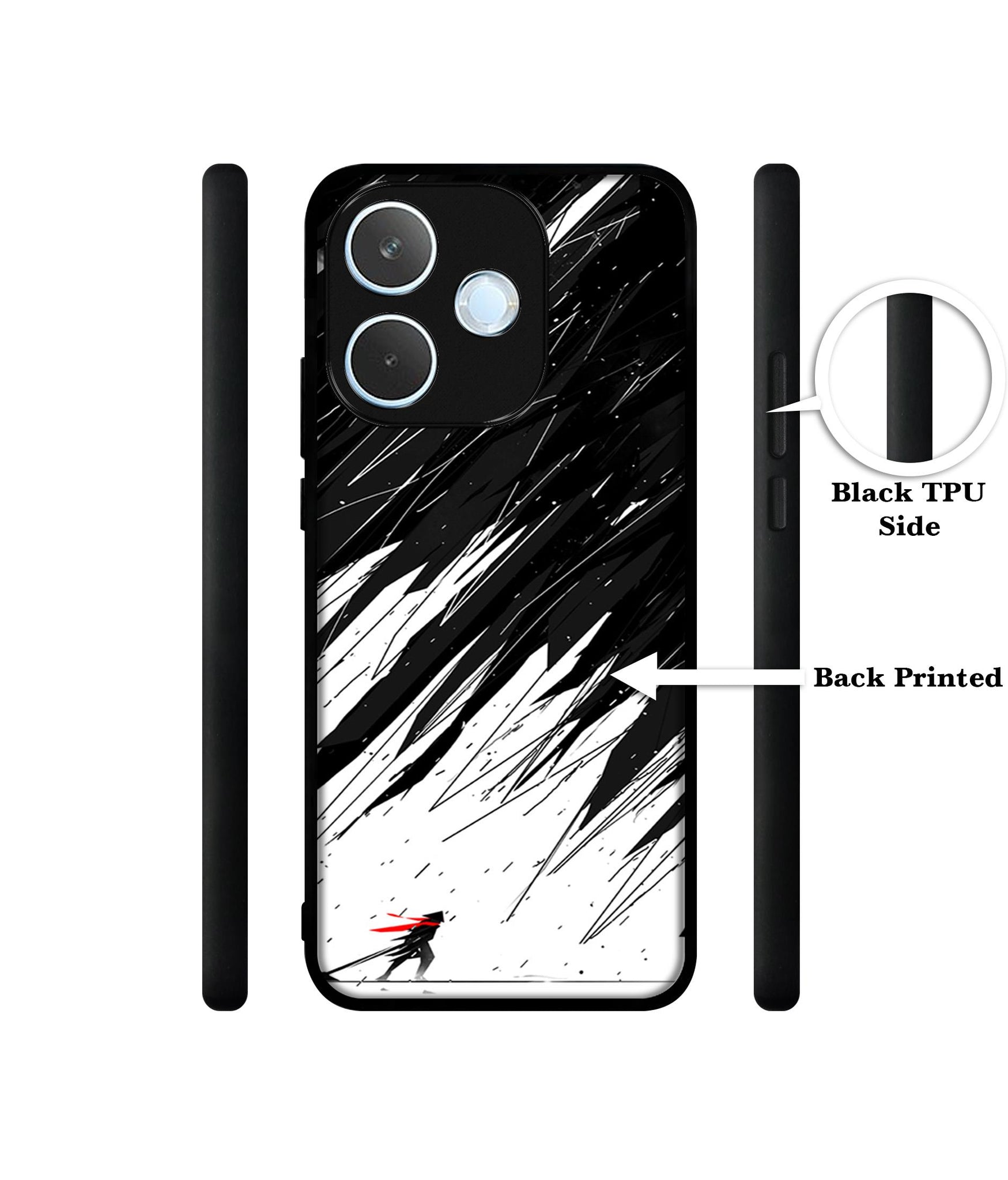 Geometric Strom Designer 2D Printed Back Case Cover for Oppo A5 Pro 4G / A5 Pro 5G