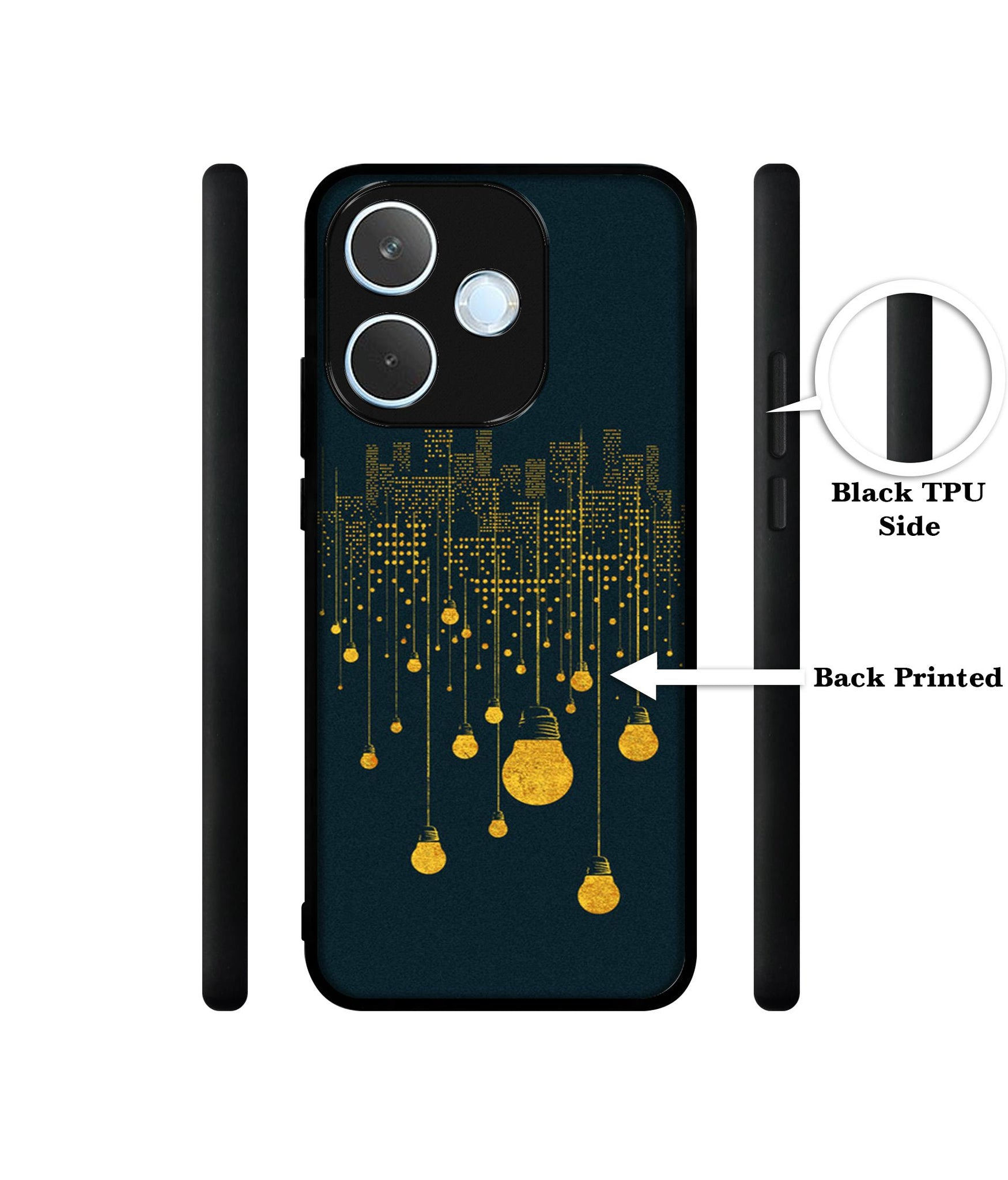 City Light Pattern Designer 2D Printed Back Case Cover for Oppo A5 Pro 4G / A5 Pro 5G