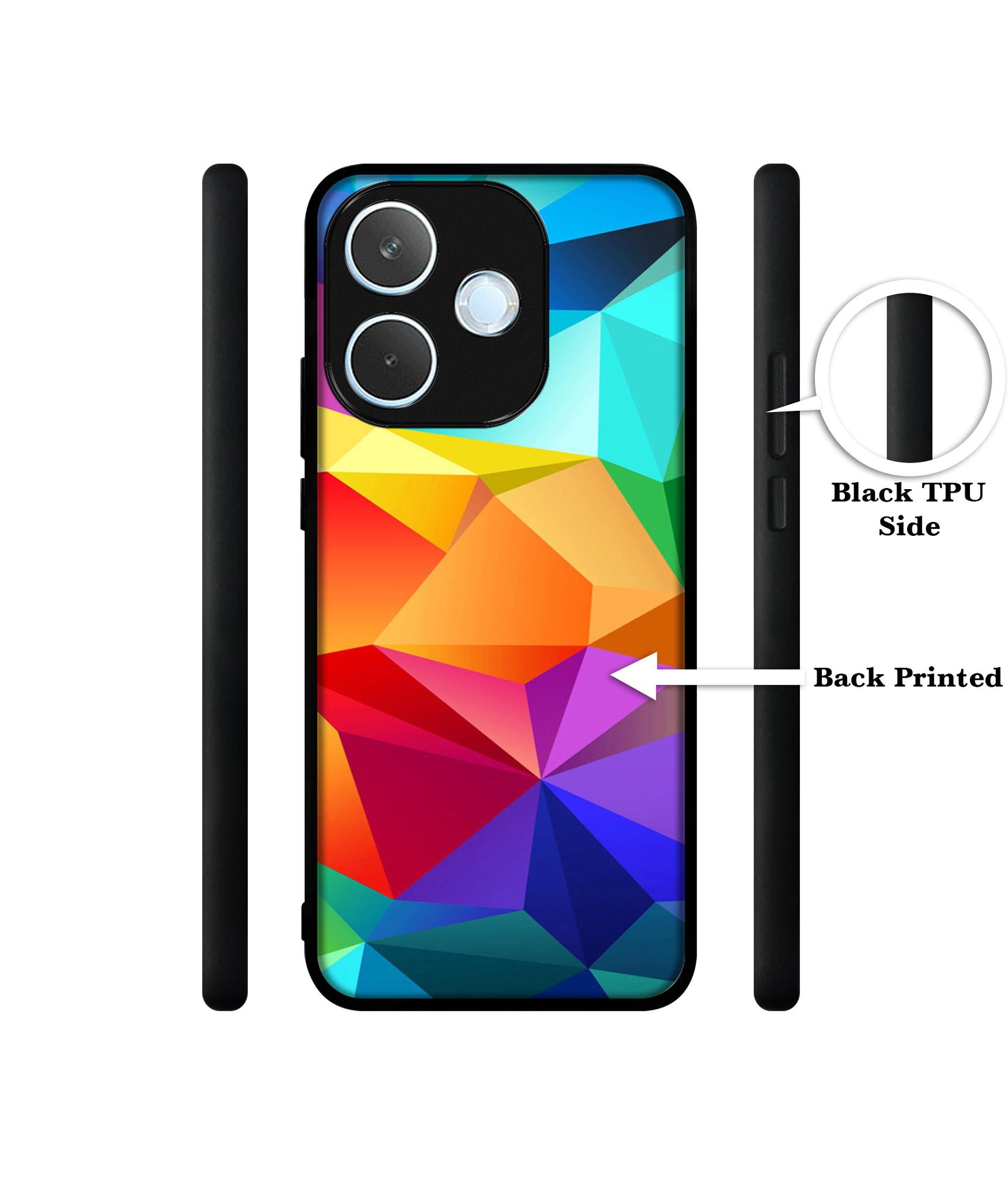 Colorful Pattern Designer 2D Printed Back Case Cover for Oppo A5 Pro 4G / A5 Pro 5G