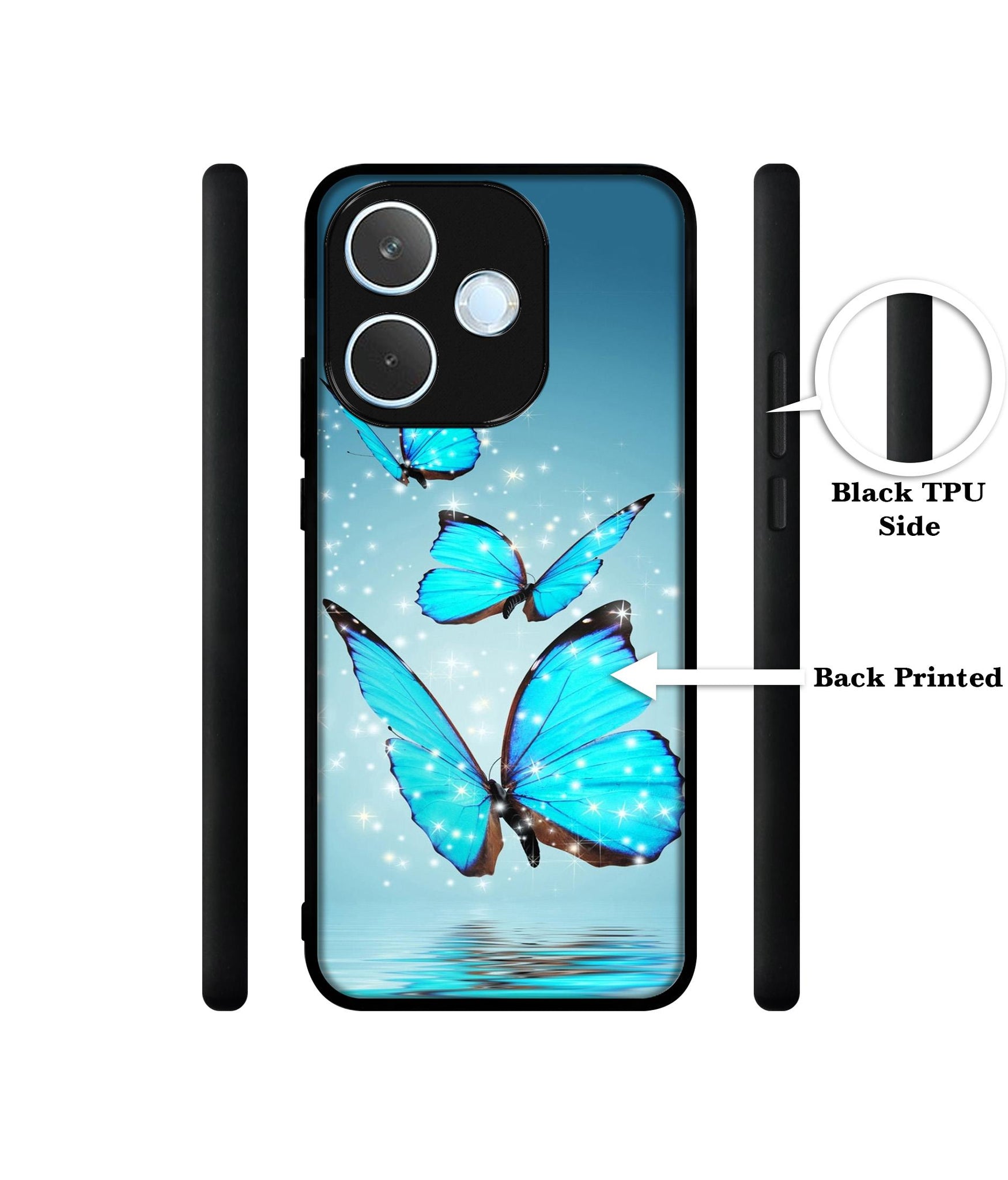 Flying Butterflies Designer 2D Printed Back Case Cover for Oppo A5 Pro 4G / A5 Pro 5G