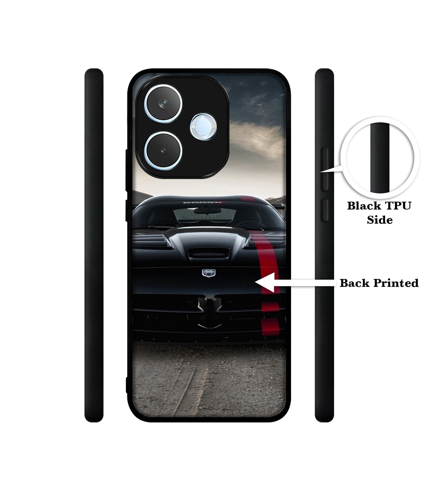 Sports Car Pattern Designer 2D Printed Back Case Cover for Oppo A5 Pro 4G / A5 Pro 5G