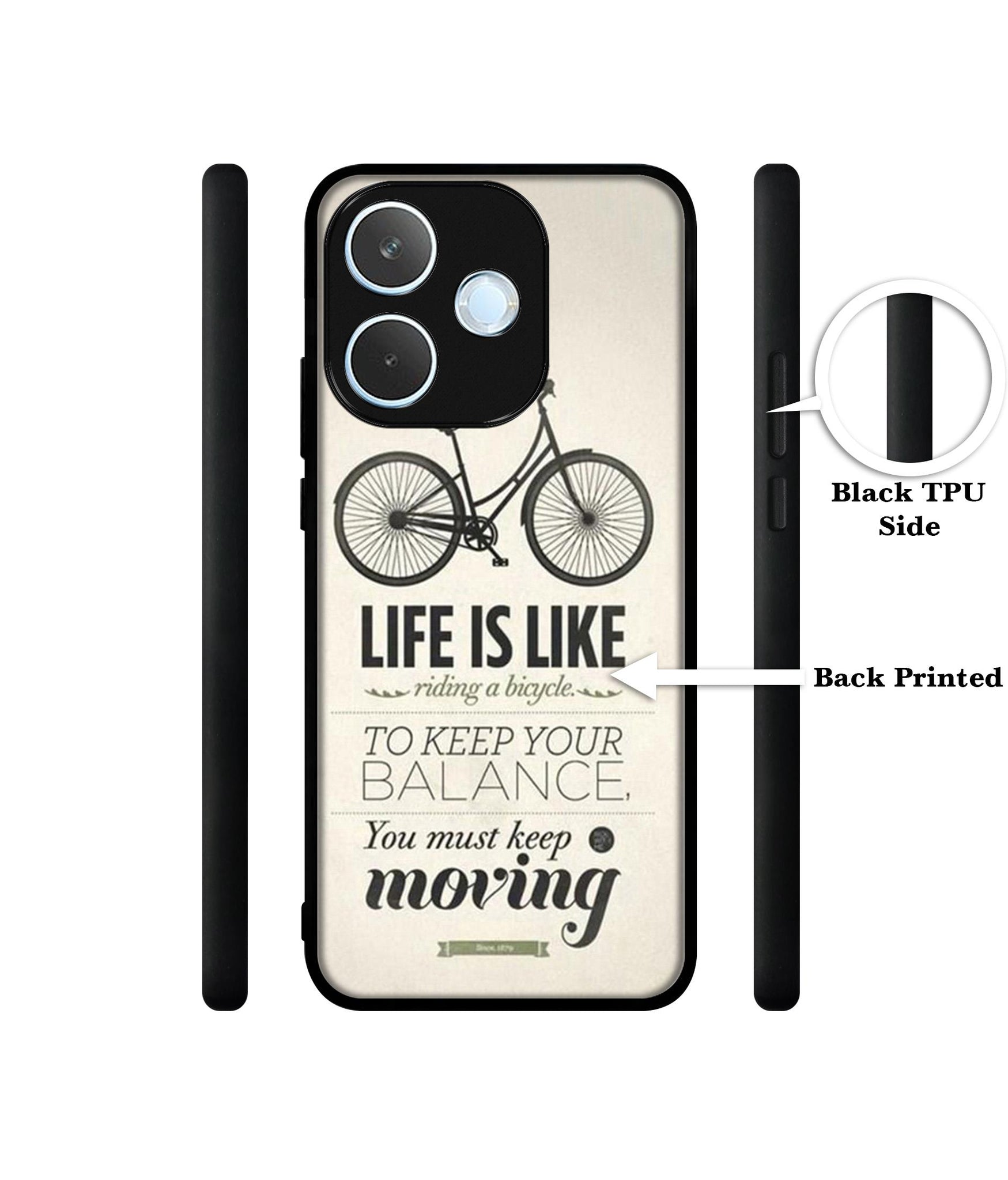 Life is Like Moving Designer 2D Printed Back Case Cover for Oppo A5 Pro 4G / A5 Pro 5G