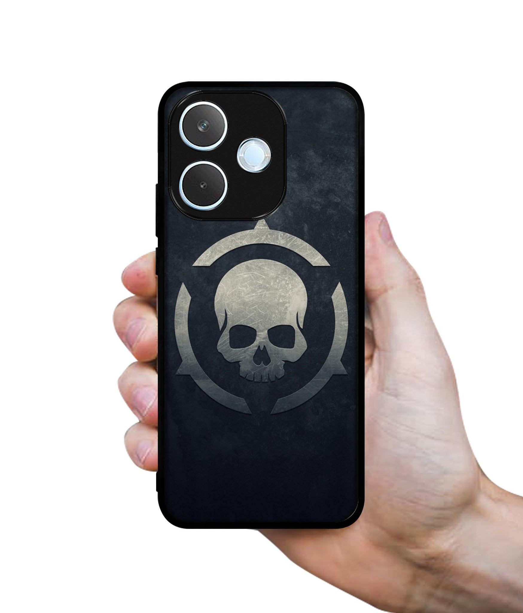 Skull Pattern Print Designer 2D Printed Back Case Cover for Oppo A5 Pro 4G / A5 Pro 5G