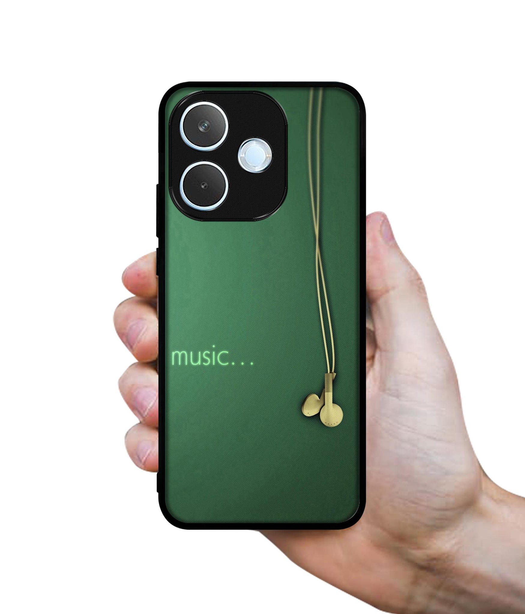 Headphone Music Designer 2D Printed Back Case Cover for Oppo A5 Pro 4G / A5 Pro 5G