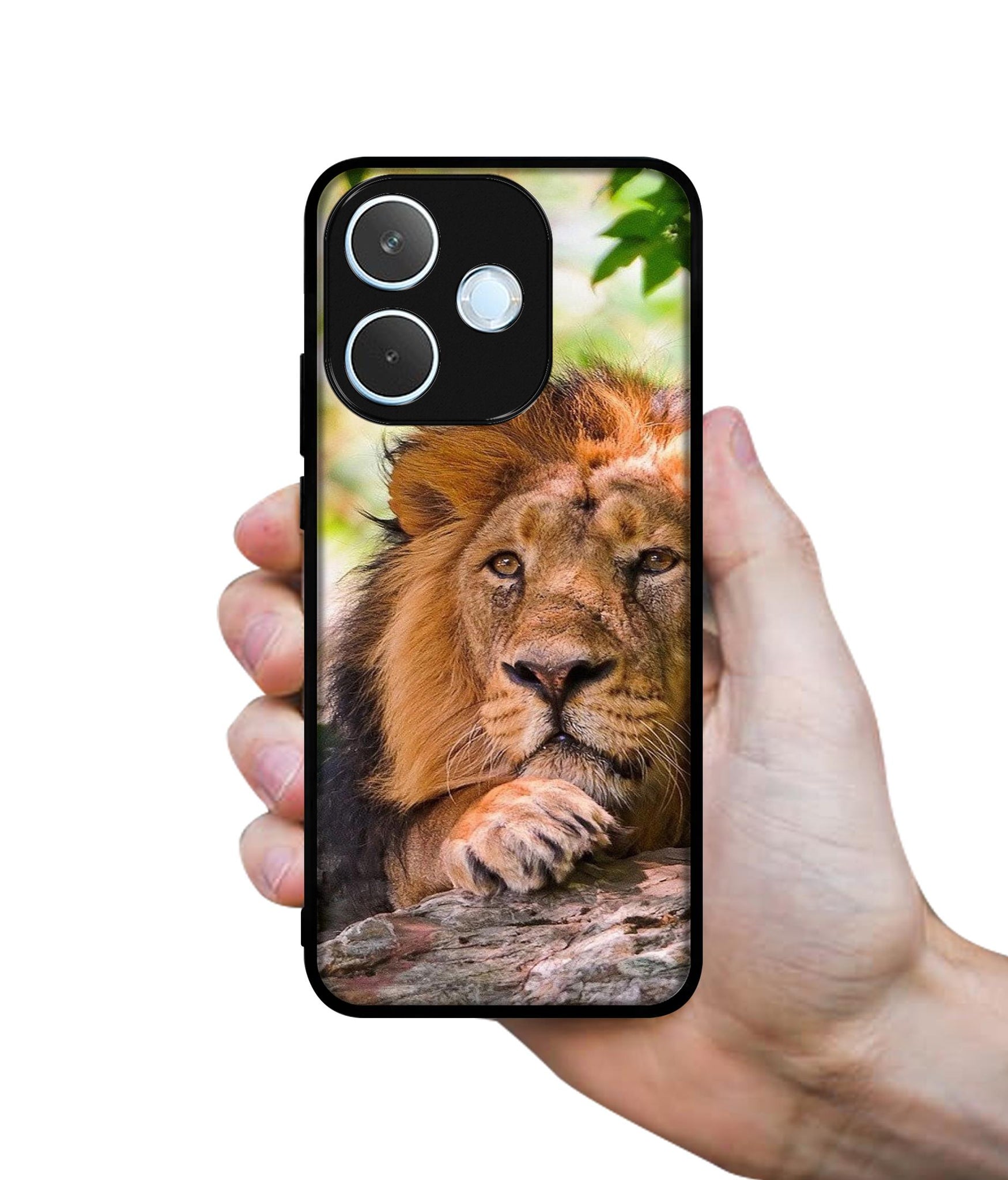 Tiger Pattern Print Designer 2D Printed Back Case Cover for Oppo A5 Pro 4G / A5 Pro 5G