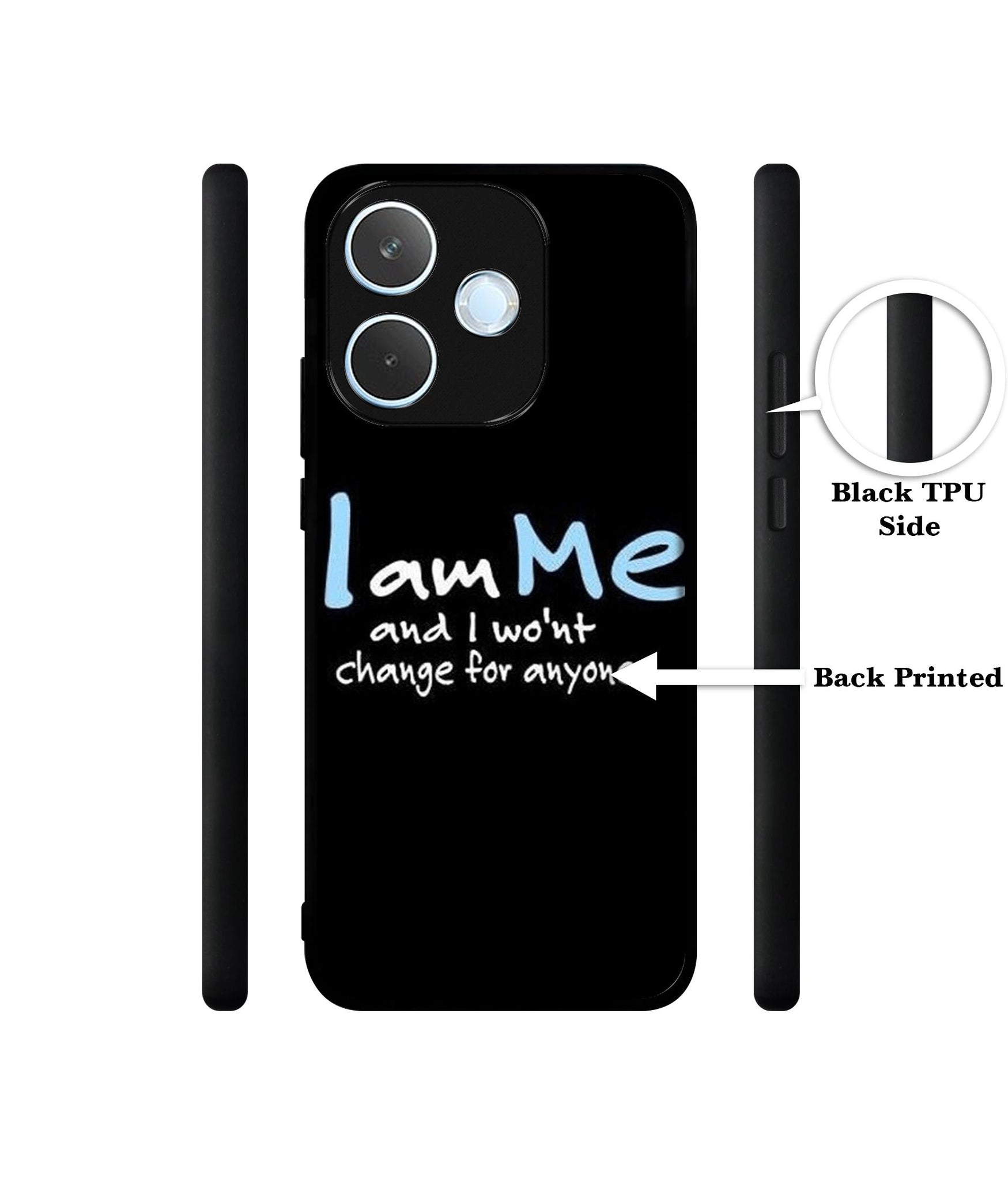 I Am Me Quotes Designer 2D Printed Back Case Cover for Oppo A5 Pro 4G / A5 Pro 5G