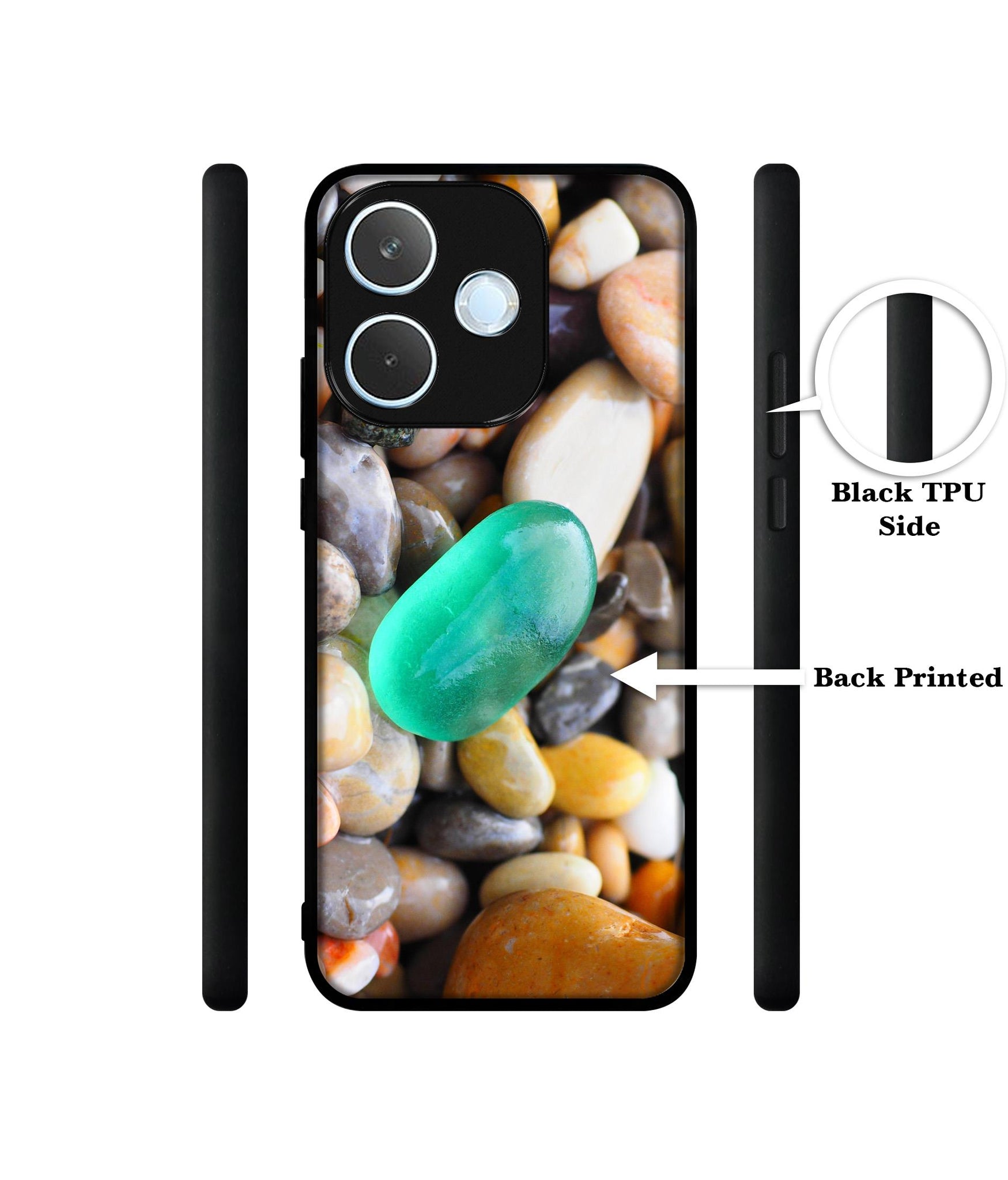 Sea Stones Designer 2D Printed Back Case Cover for Oppo A5 Pro 4G / A5 Pro 5G