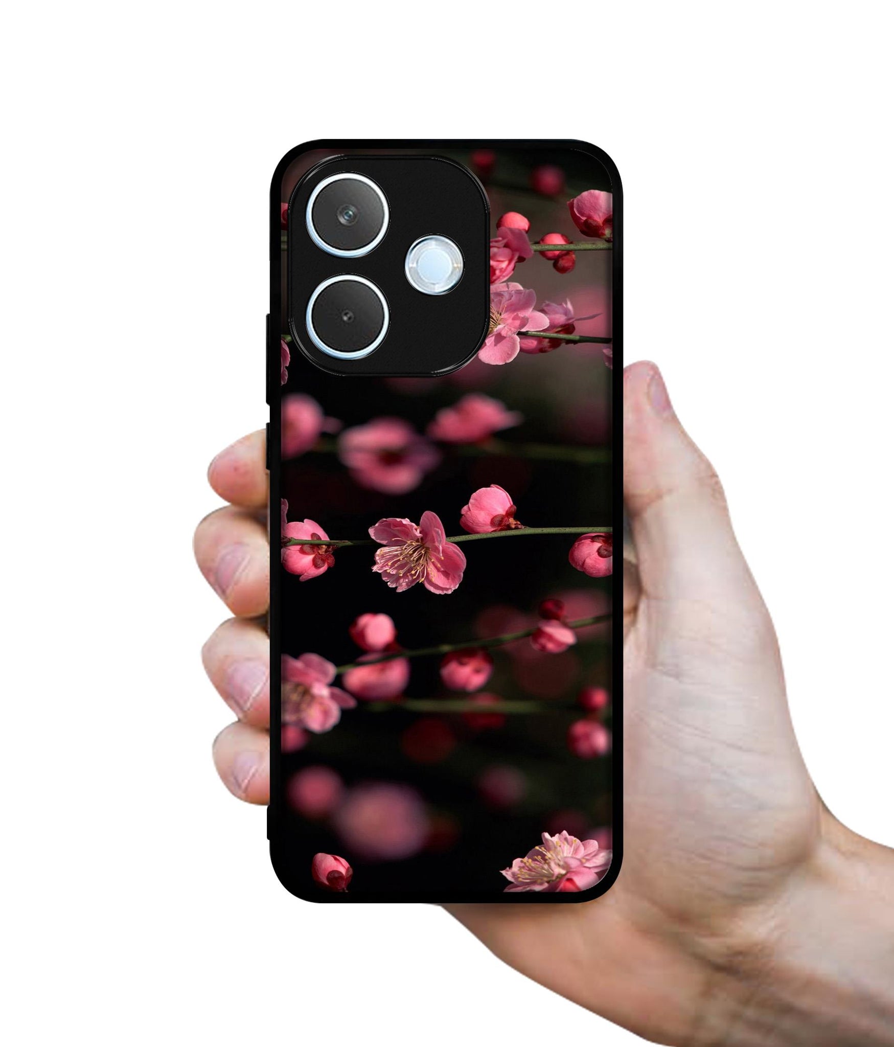 Pink Flowers Designer 2D Printed Back Case Cover for Oppo A5 Pro 4G / A5 Pro 5G