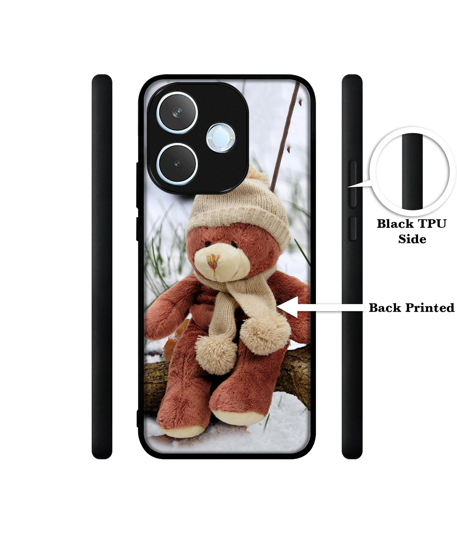 Woolen Bear Designer 2D Printed Back Case Cover for Oppo A5 Pro 4G / A5 Pro 5G