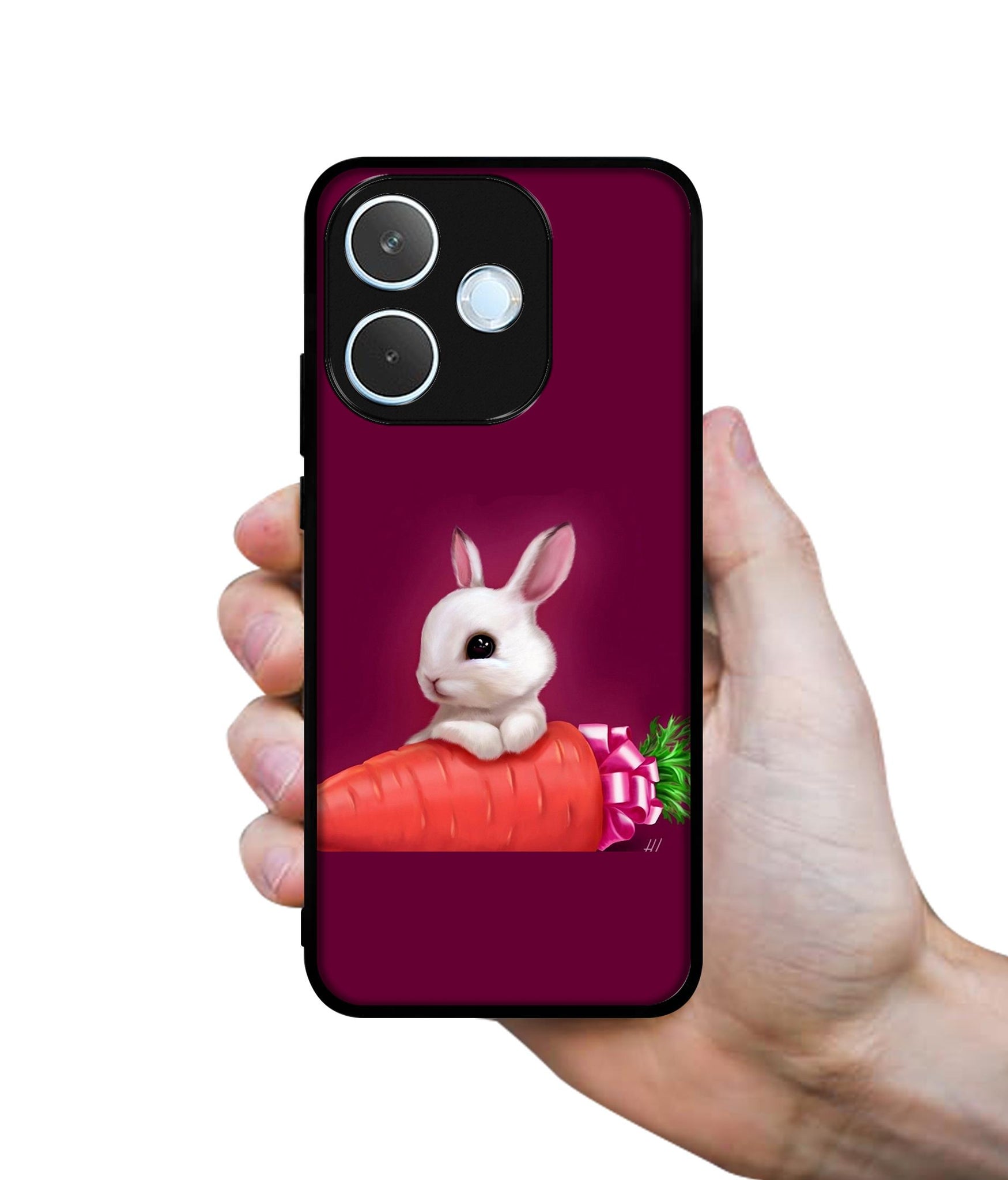 Bunny With Carrot Designer 2D Printed Back Case Cover for Oppo A5 Pro 4G / A5 Pro 5G